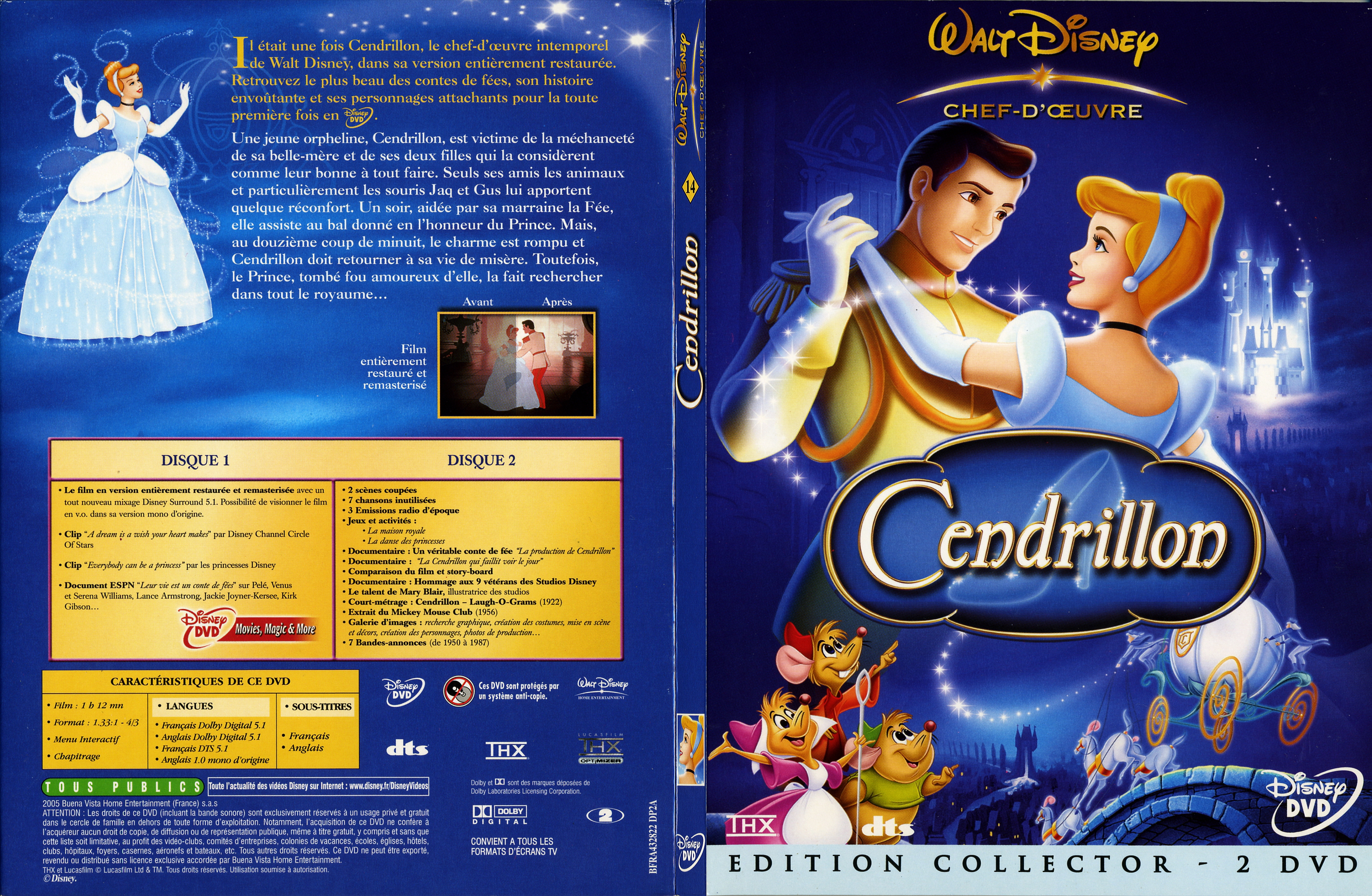 Jaquette DVD Cendrillon - SLIM v2