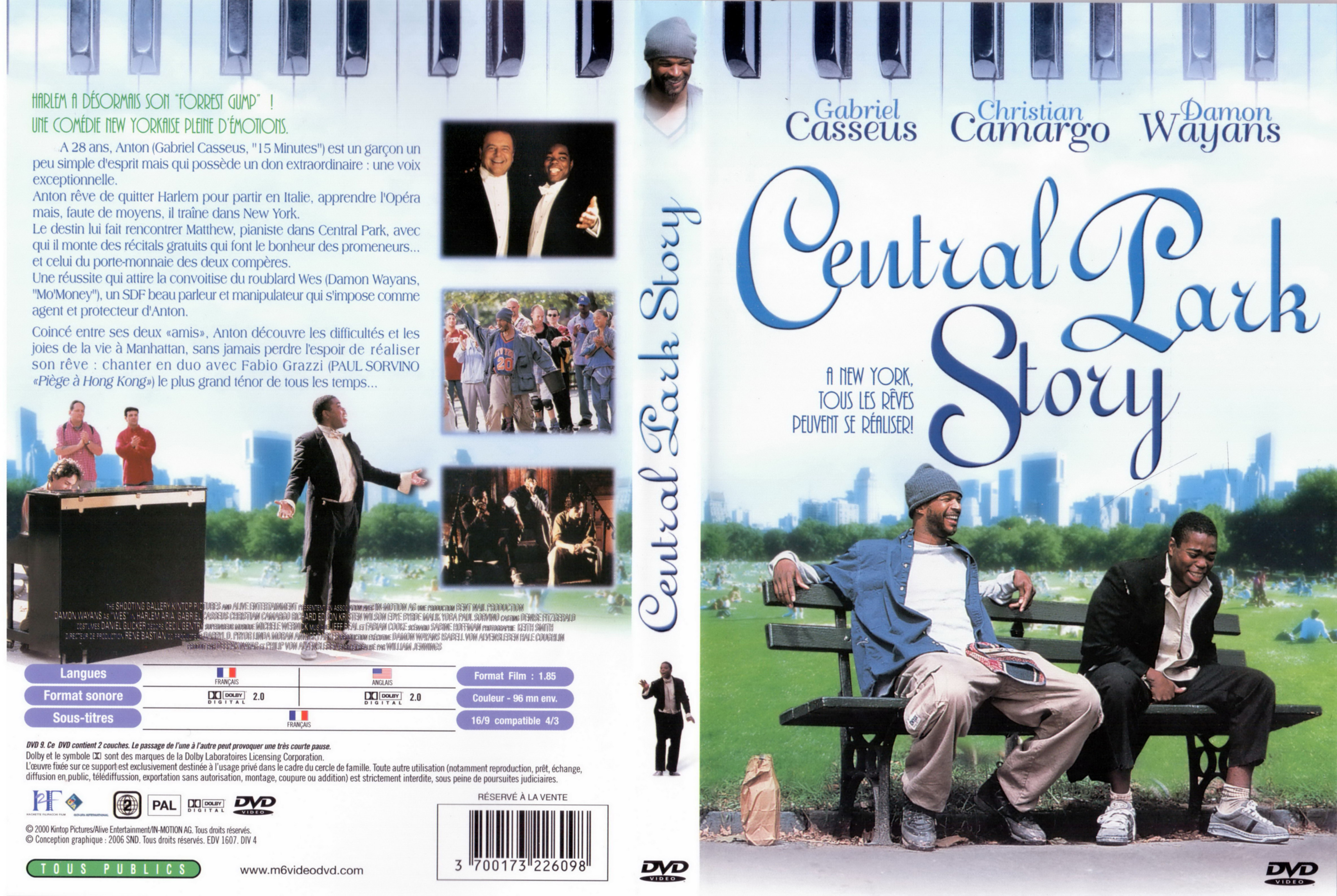 Jaquette DVD Central park story