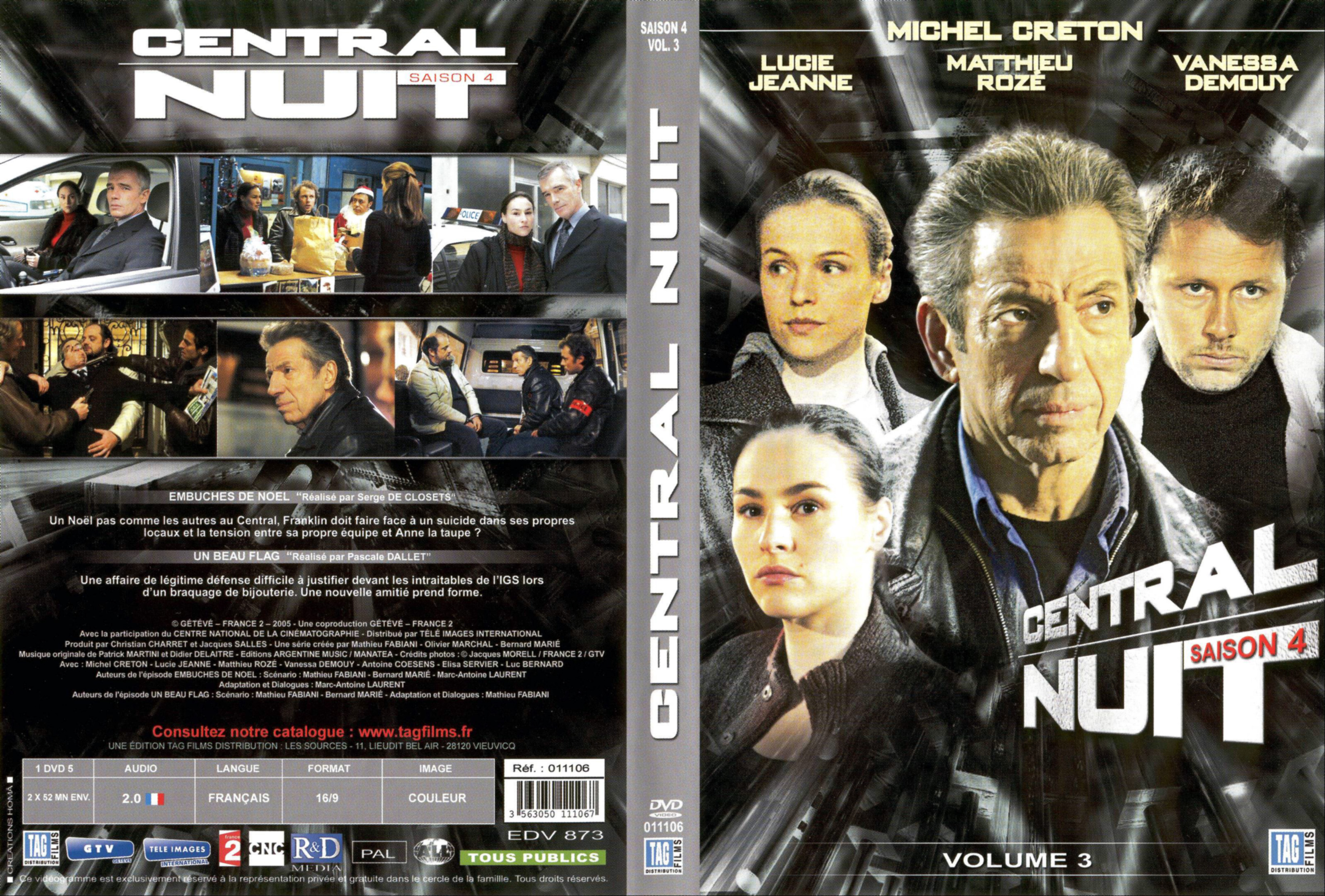 Jaquette DVD Centrale nuit Saison 4 vol 3