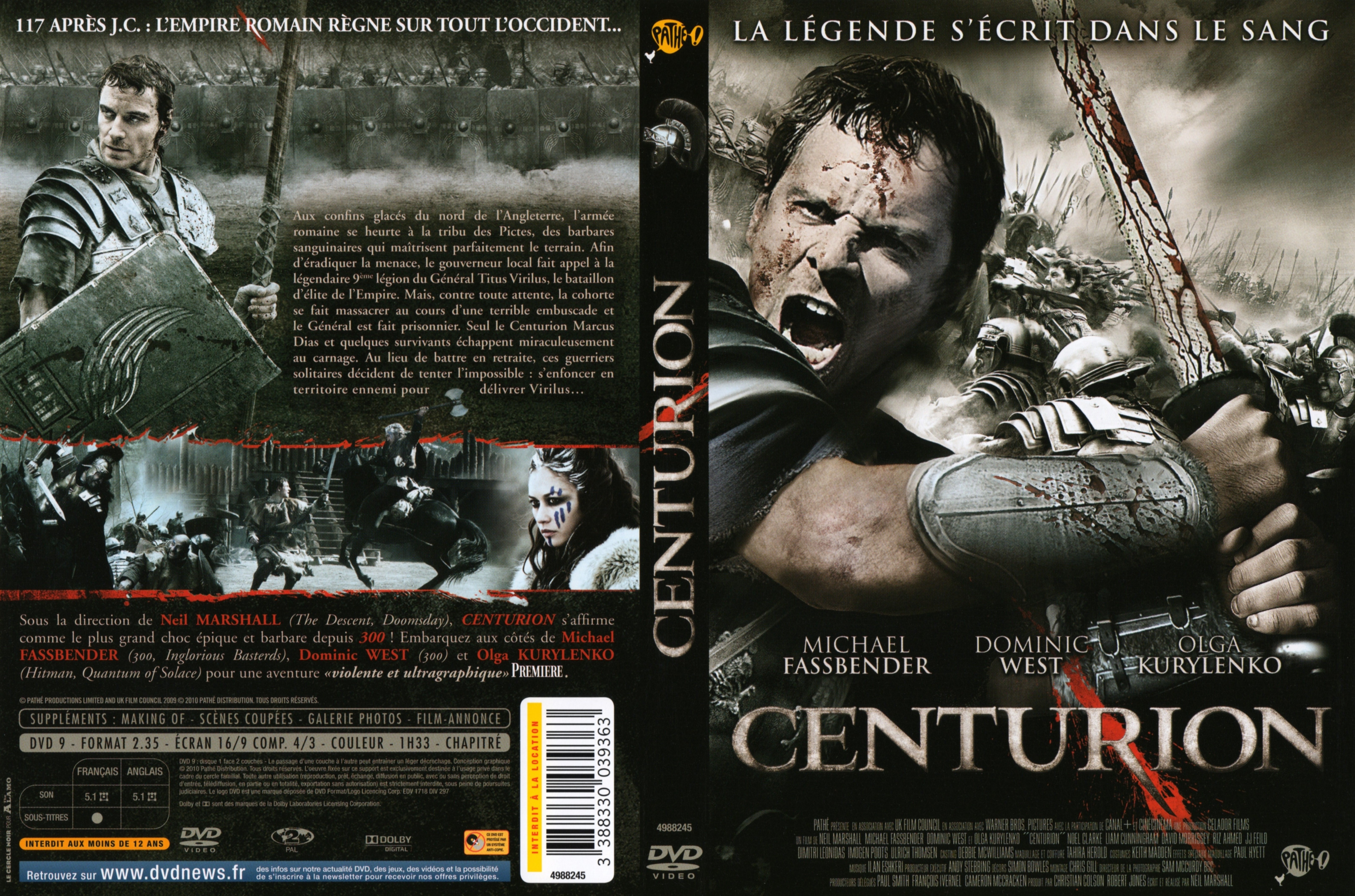 Jaquette DVD Centurion