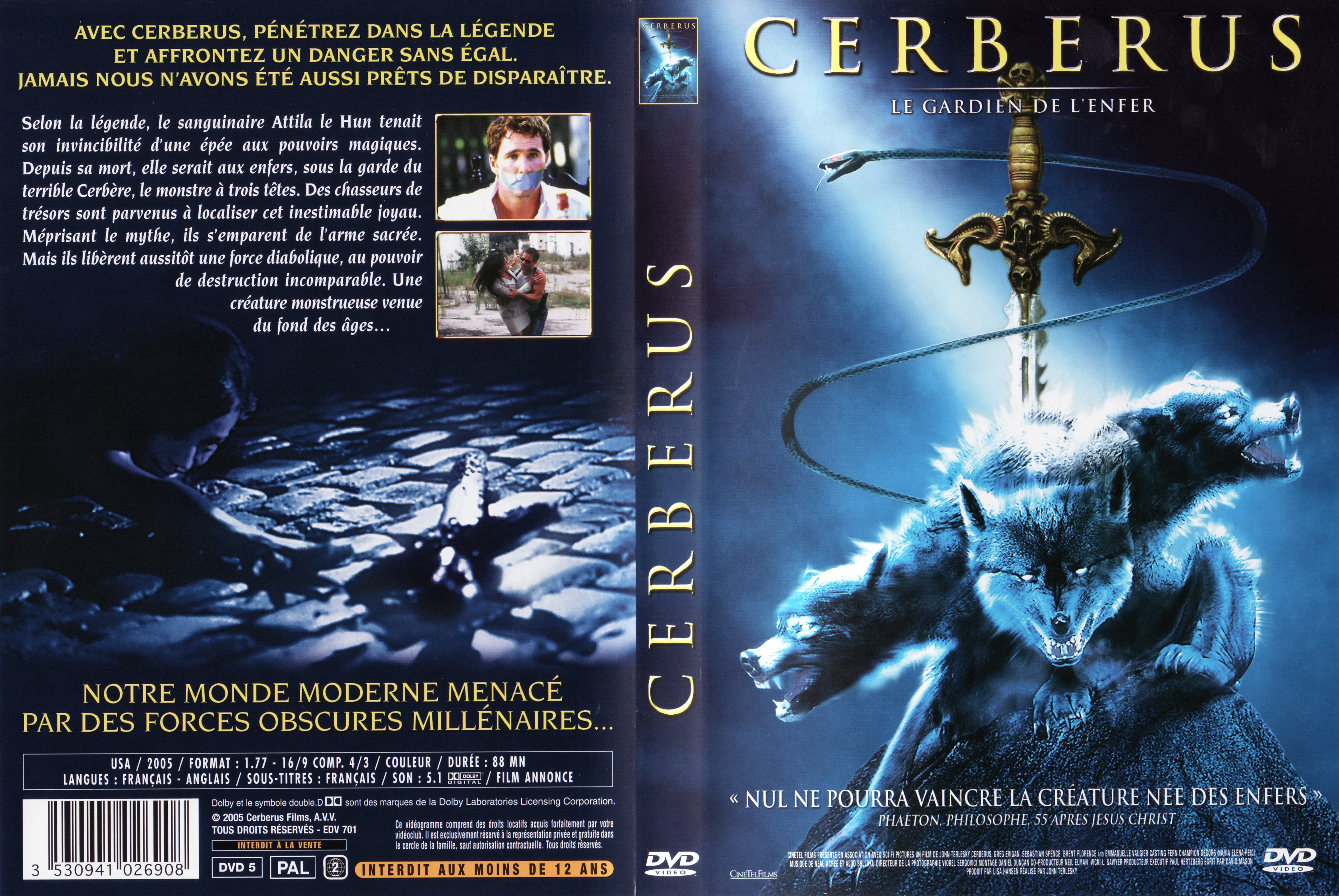 Jaquette DVD Cerberus