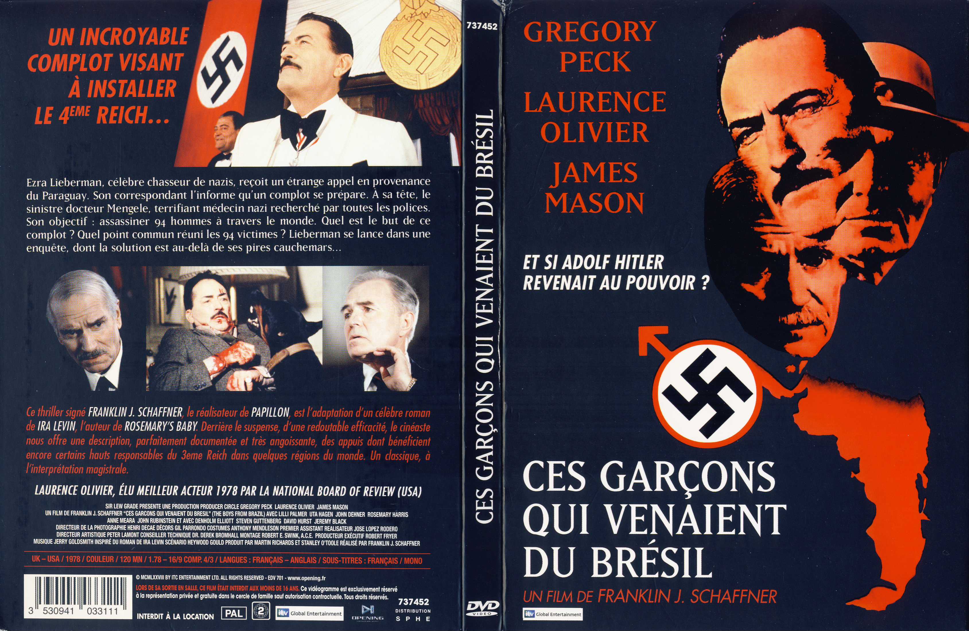 Jaquette DVD Ces garons qui venaient du Bresil