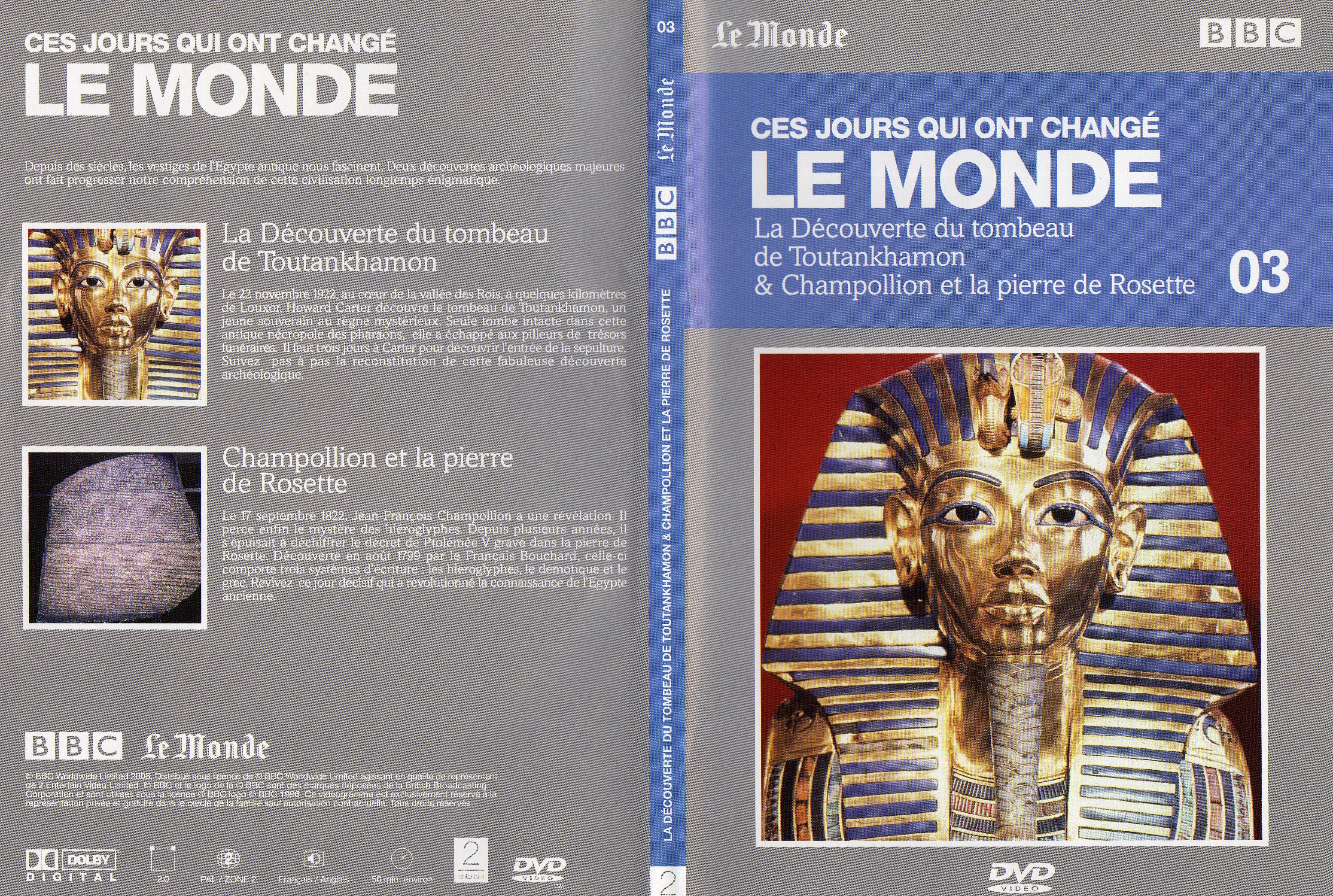 Jaquette DVD Ces jours qui ont chang Le Monde 3