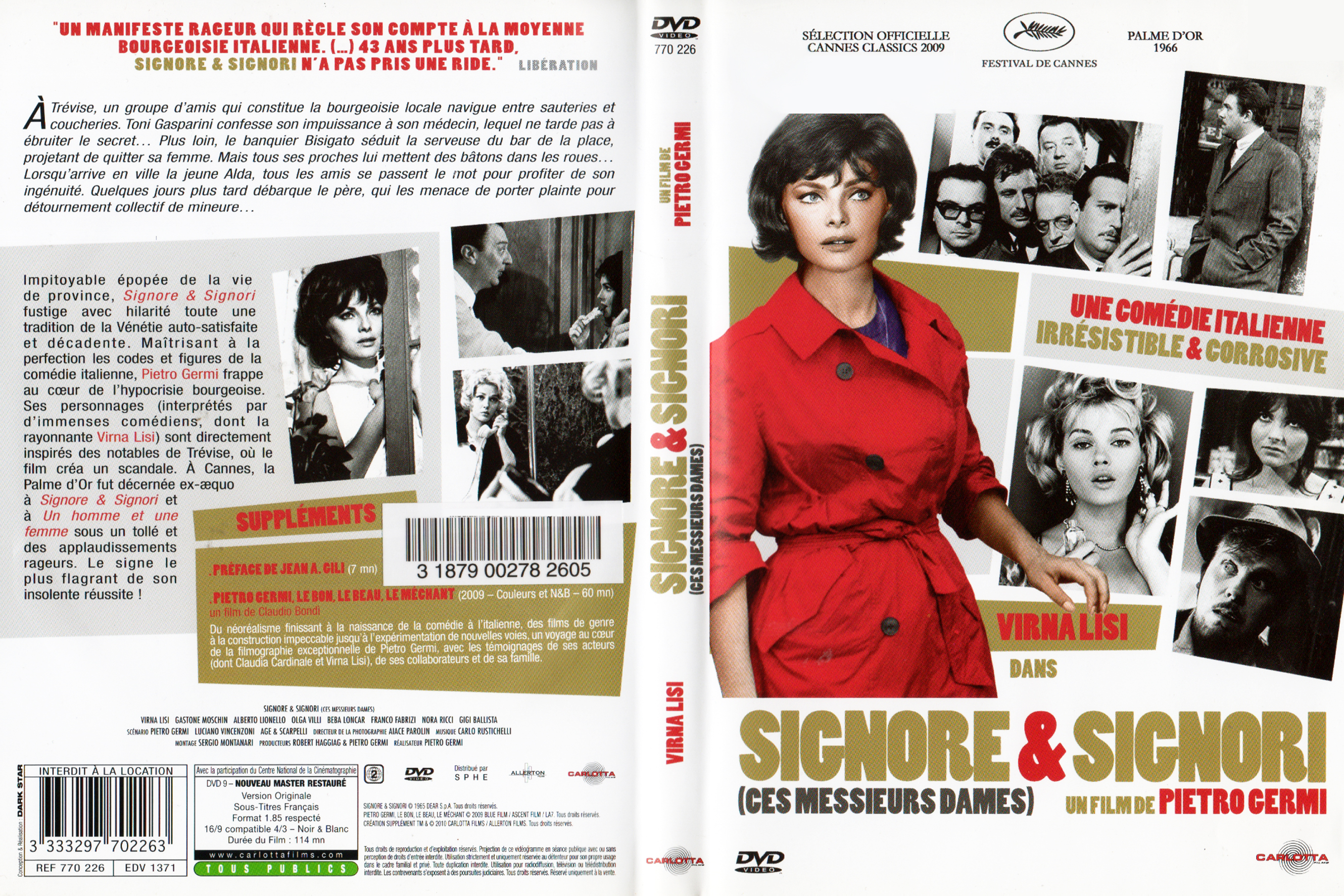 Jaquette DVD Ces messieurs dames - Signore & signori