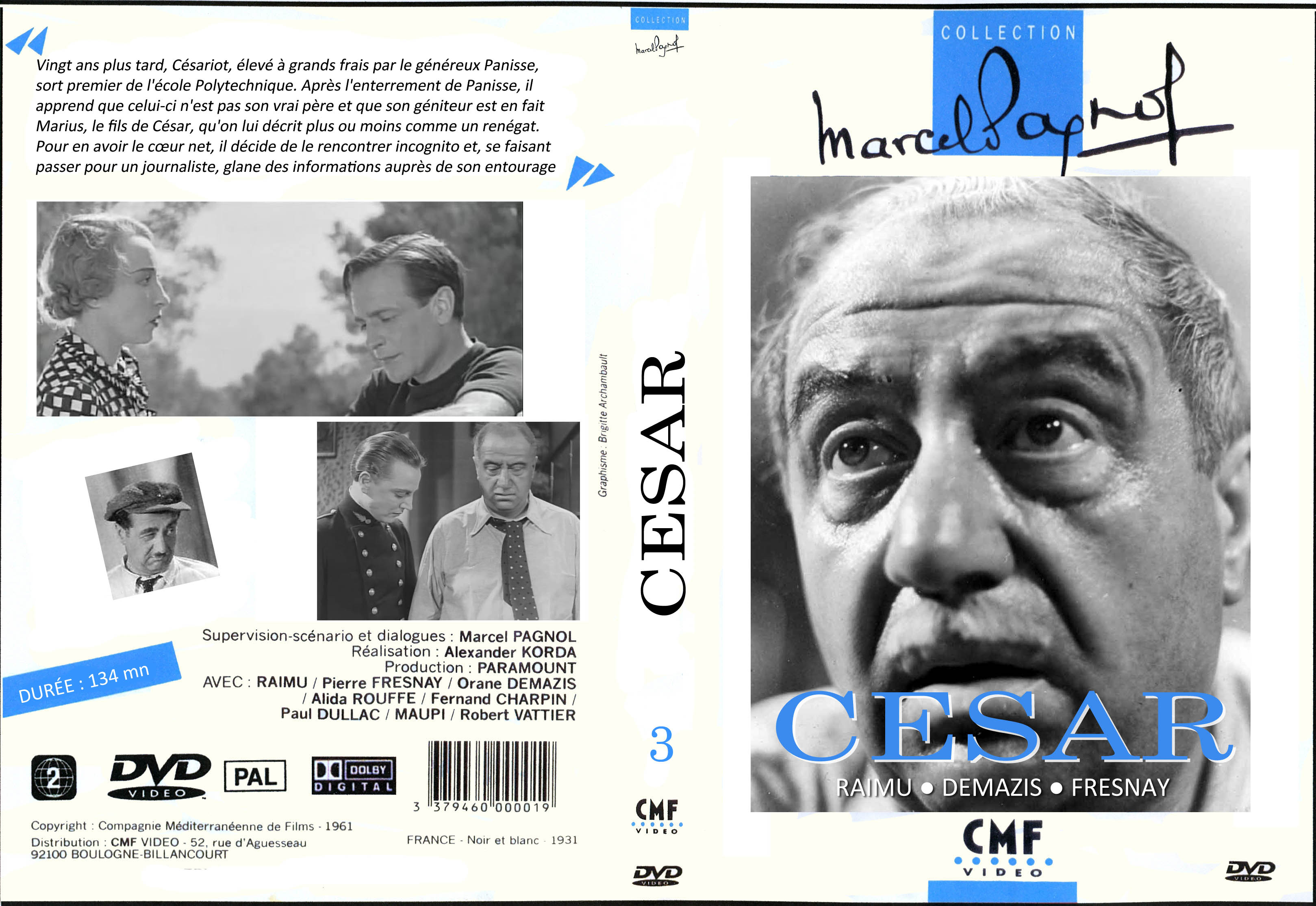 Jaquette DVD Cesar custom