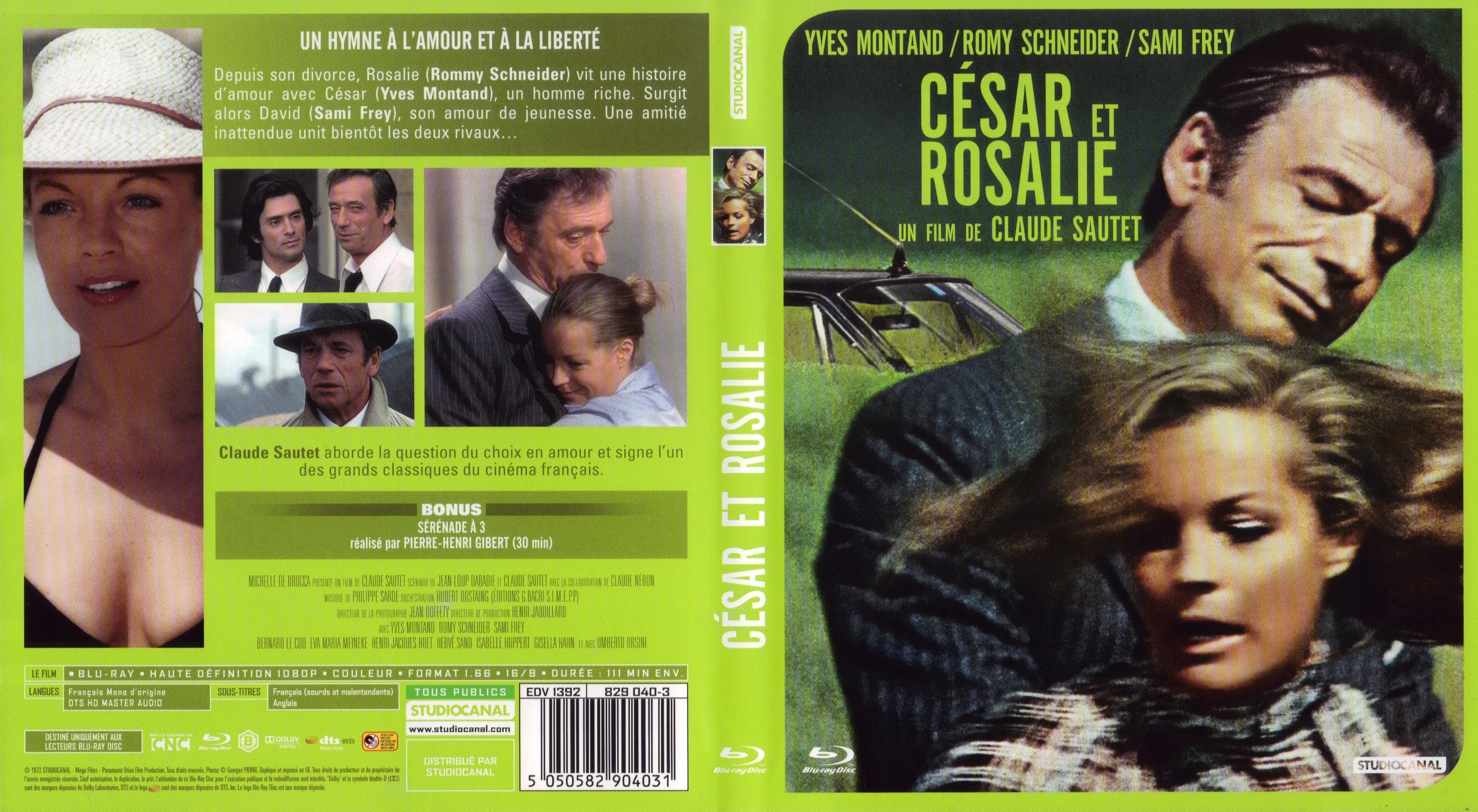 Jaquette DVD Csar et Rosalie (BLU-RAY)