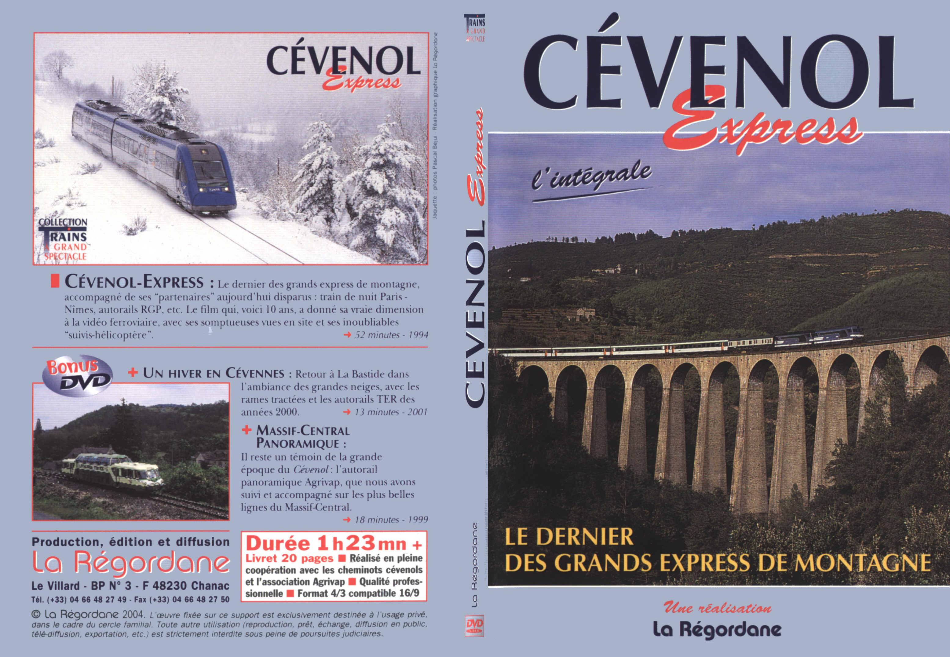 Jaquette DVD Cevenol express - SLIM