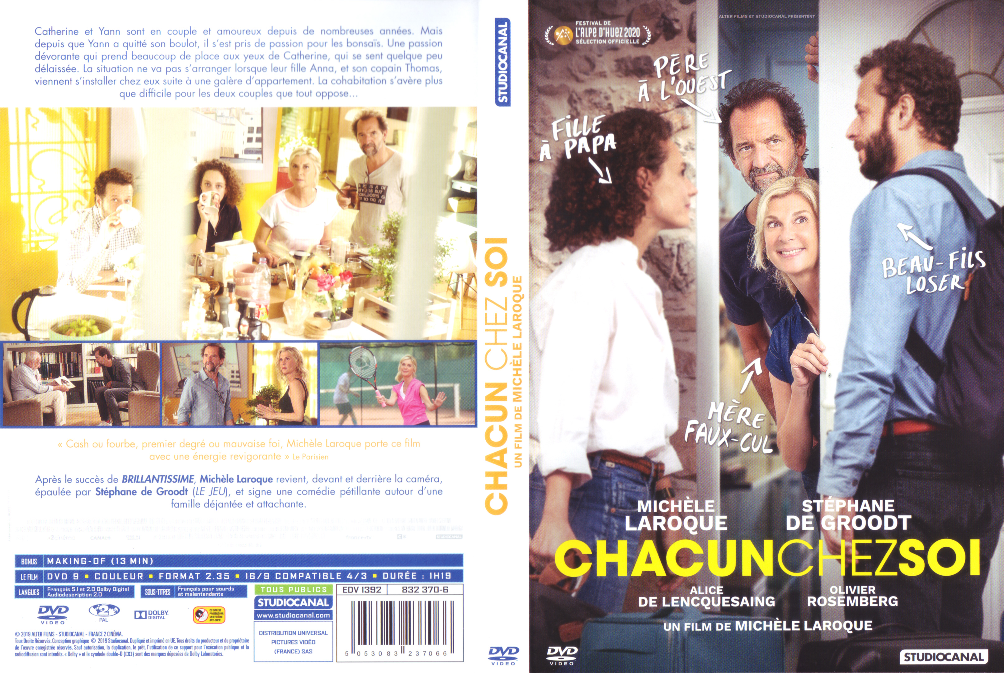 Jaquette DVD Chacun chez soi