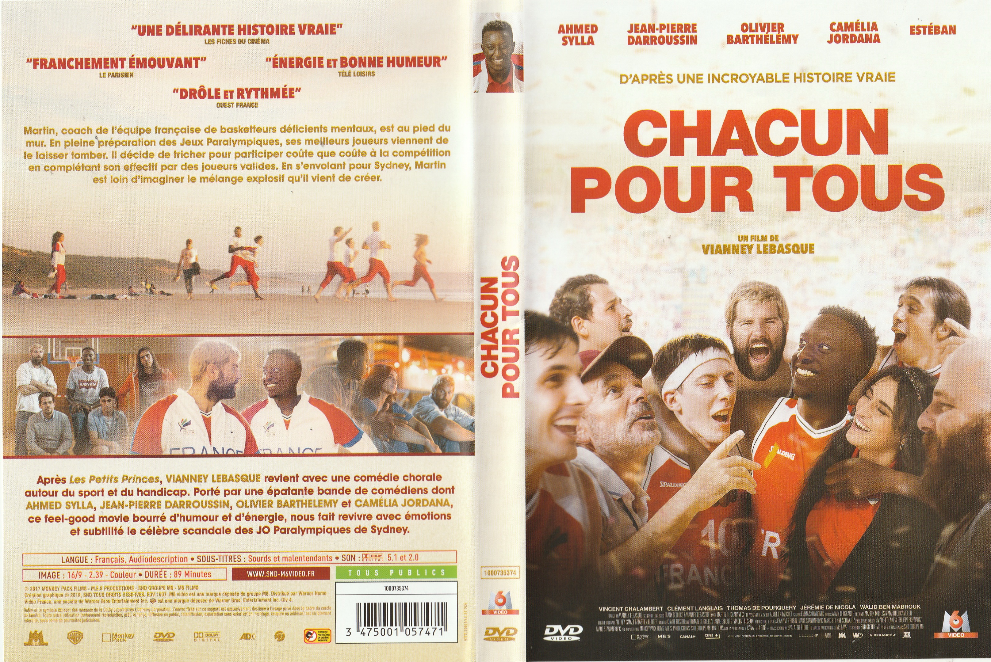 Jaquette DVD Chacun pour tous