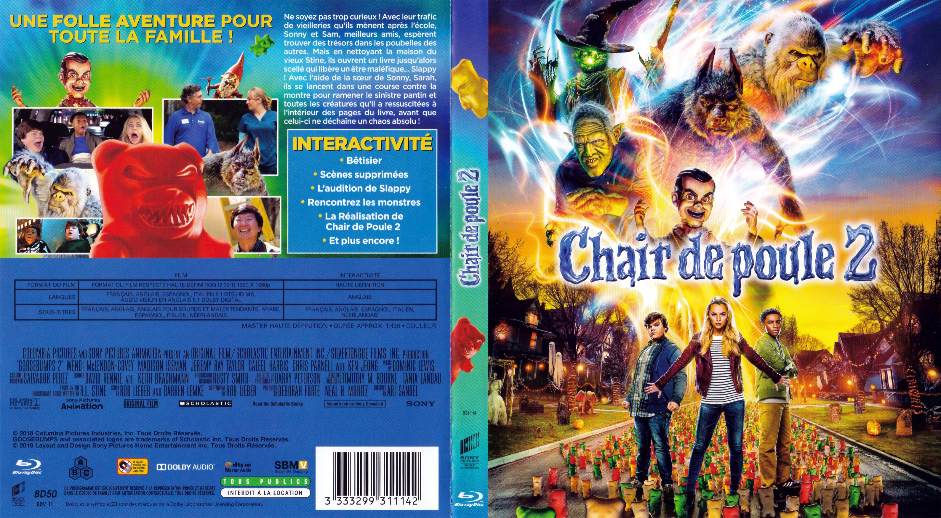 Jaquette DVD Chair de poule 2 (BLU-RAY)