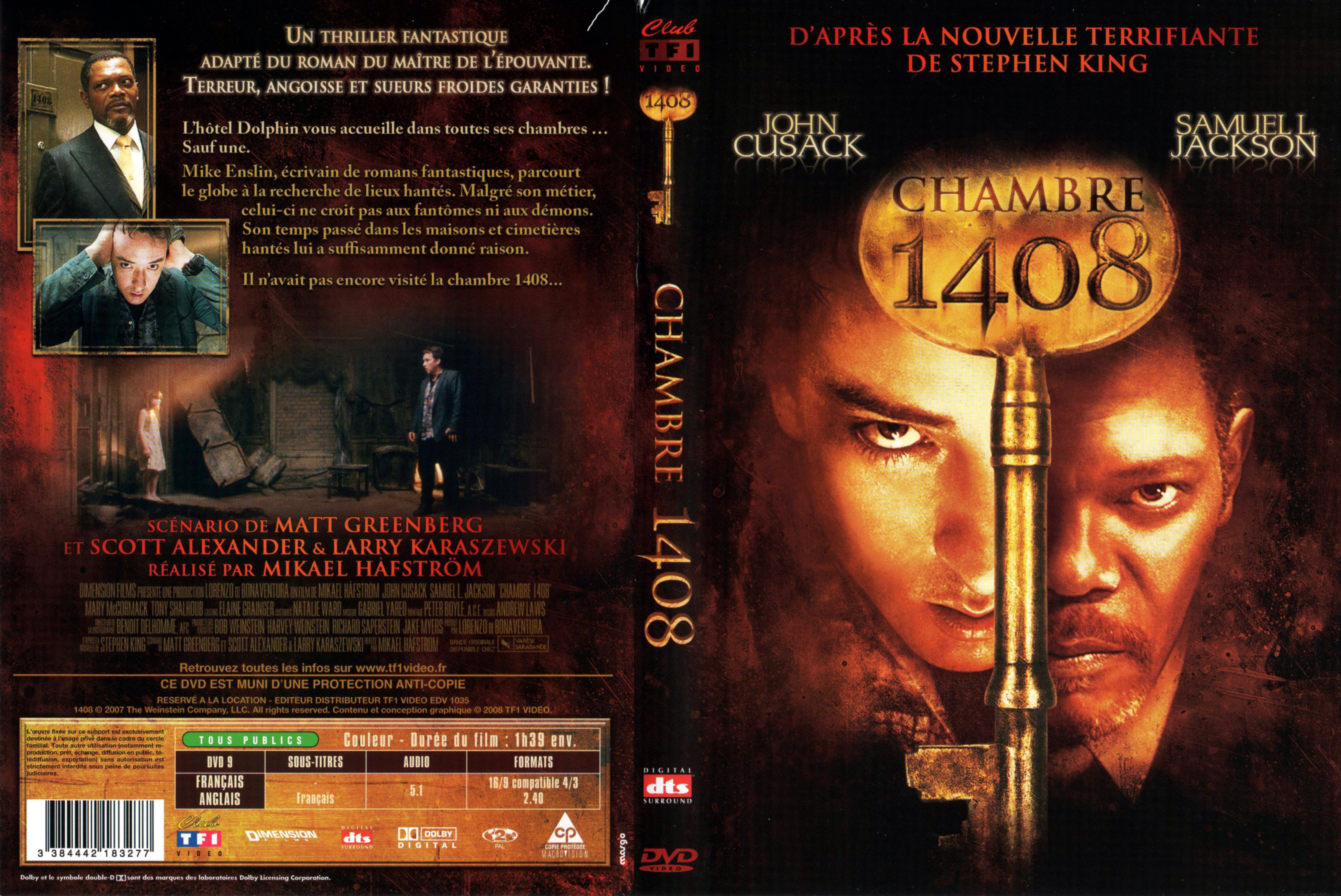 Jaquette DVD de Chambre 1408 Cinéma Passion