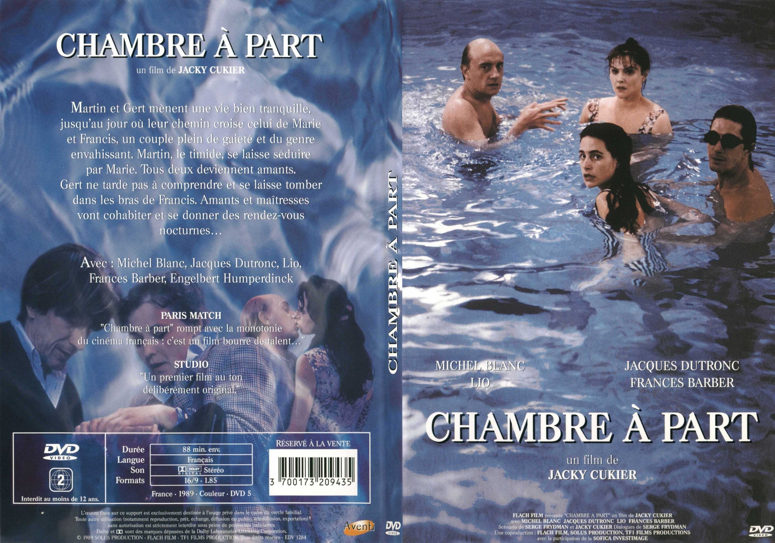 Jaquette DVD Chambre  part - SLIM