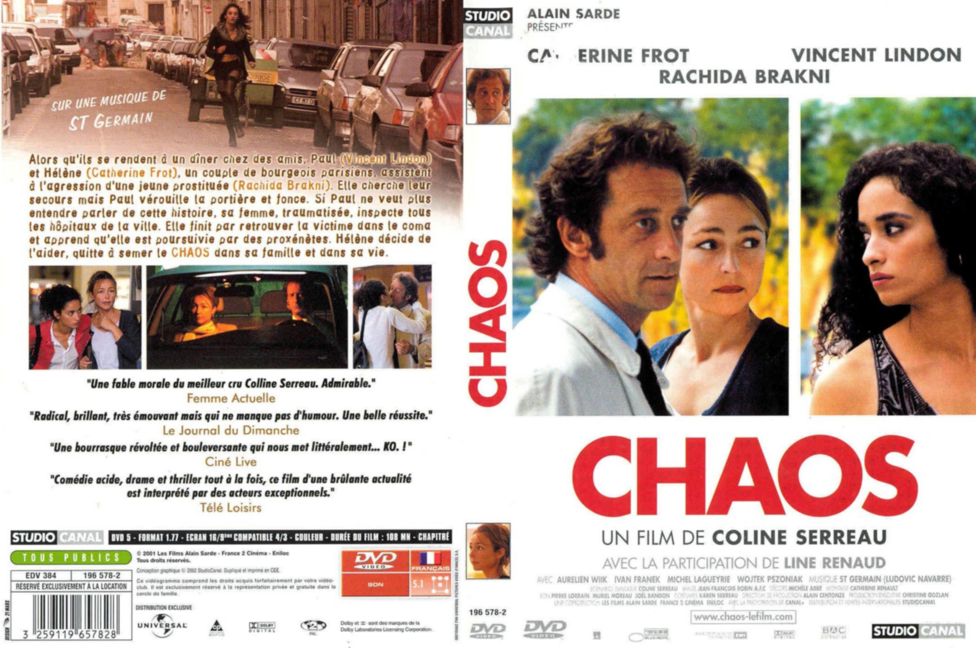 Jaquette DVD Chaos (2001)