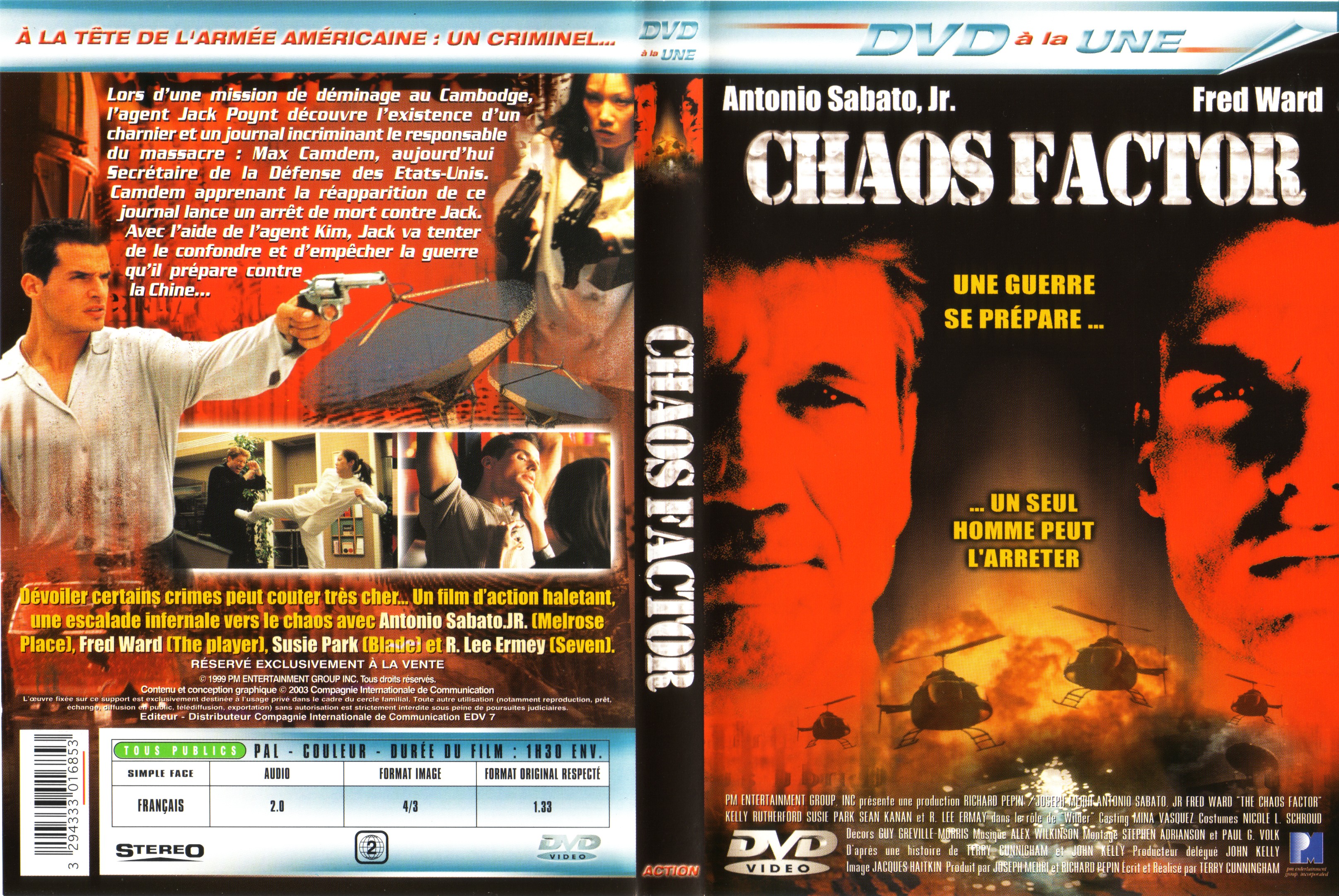 Jaquette DVD Chaos factor