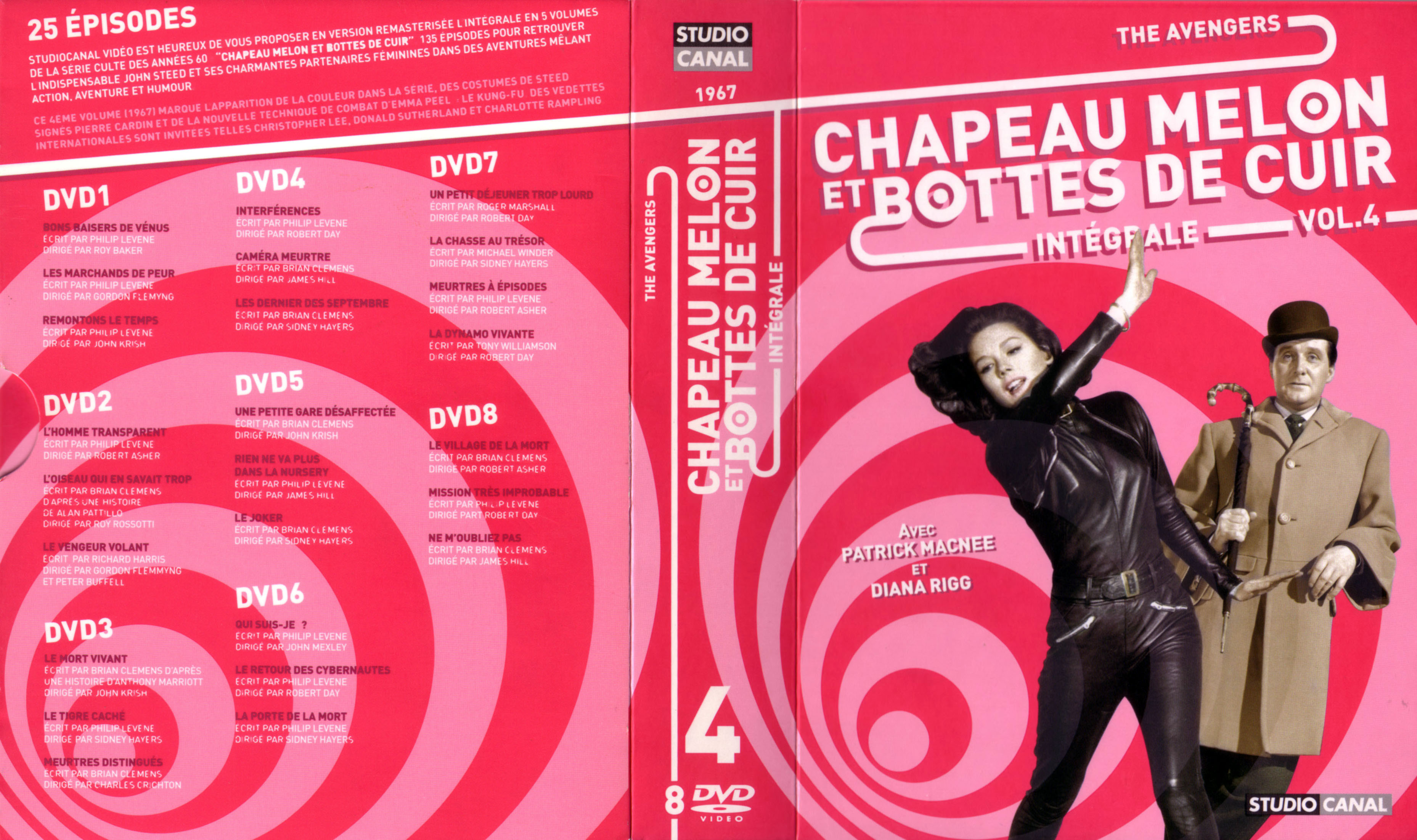 Jaquette DVD Chapeau melon et bottes de cuir Integrale vol 04