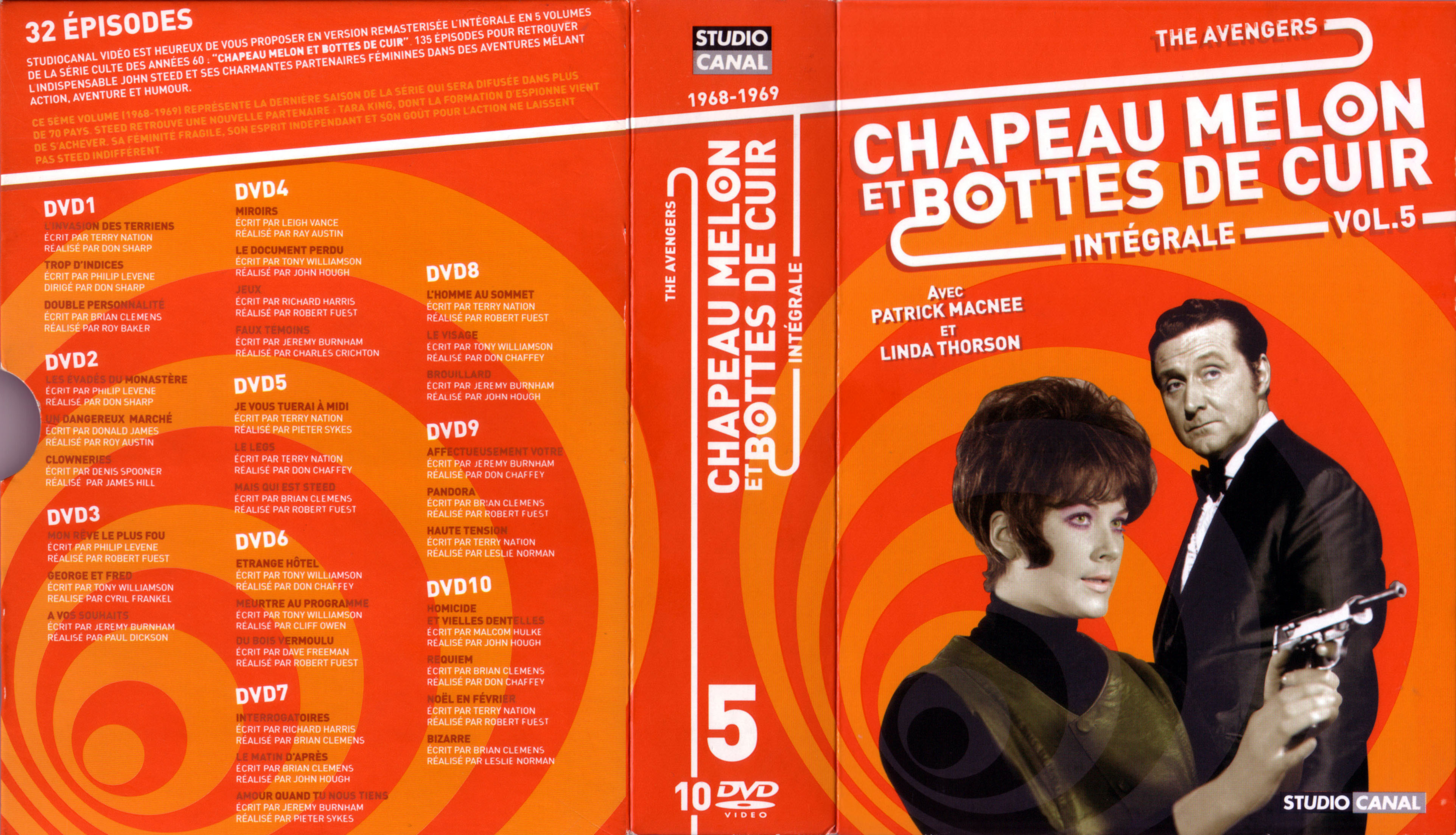 Jaquette DVD Chapeau melon et bottes de cuir Integrale vol 05