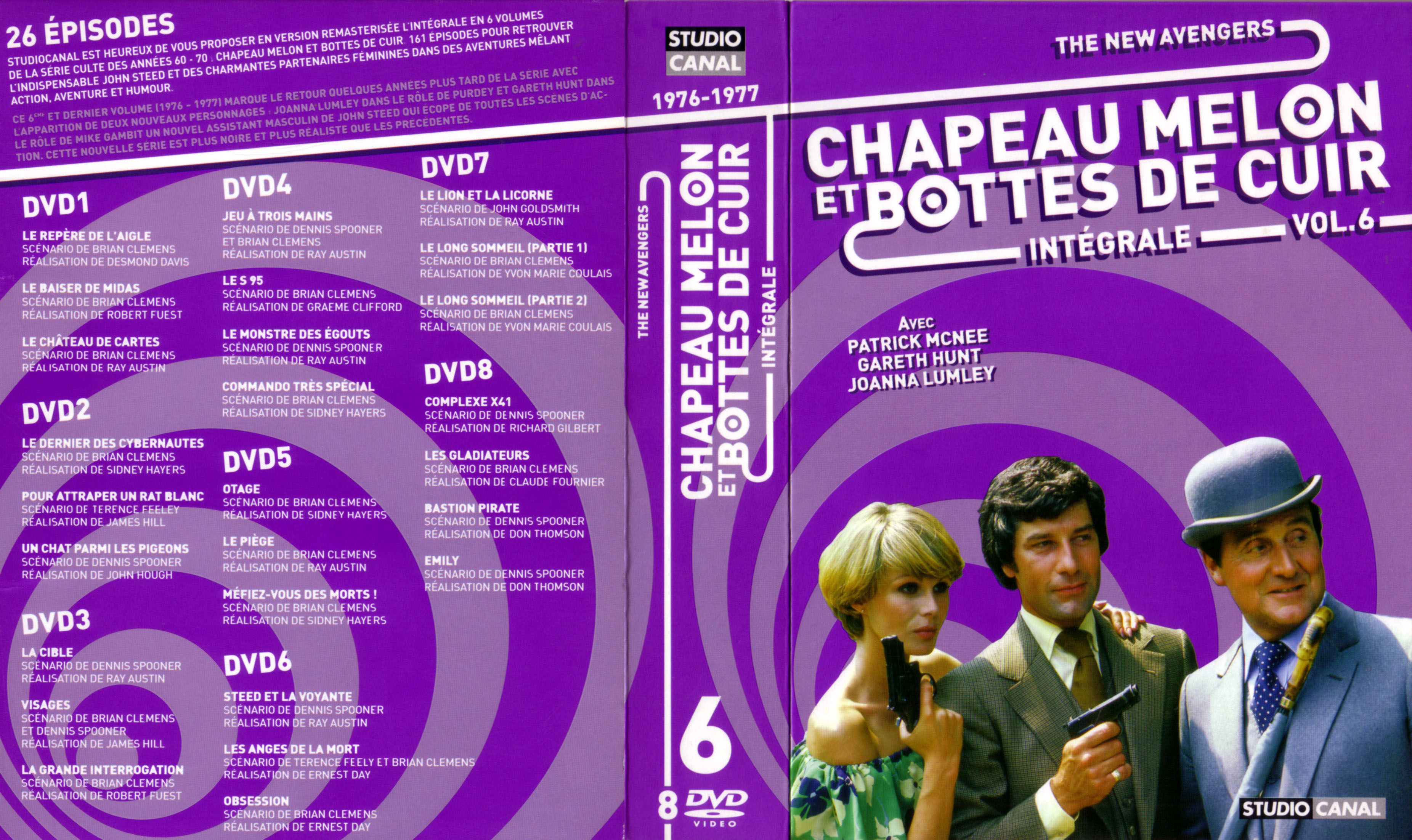 Jaquette DVD Chapeau melon et bottes de cuir Integrale vol 06