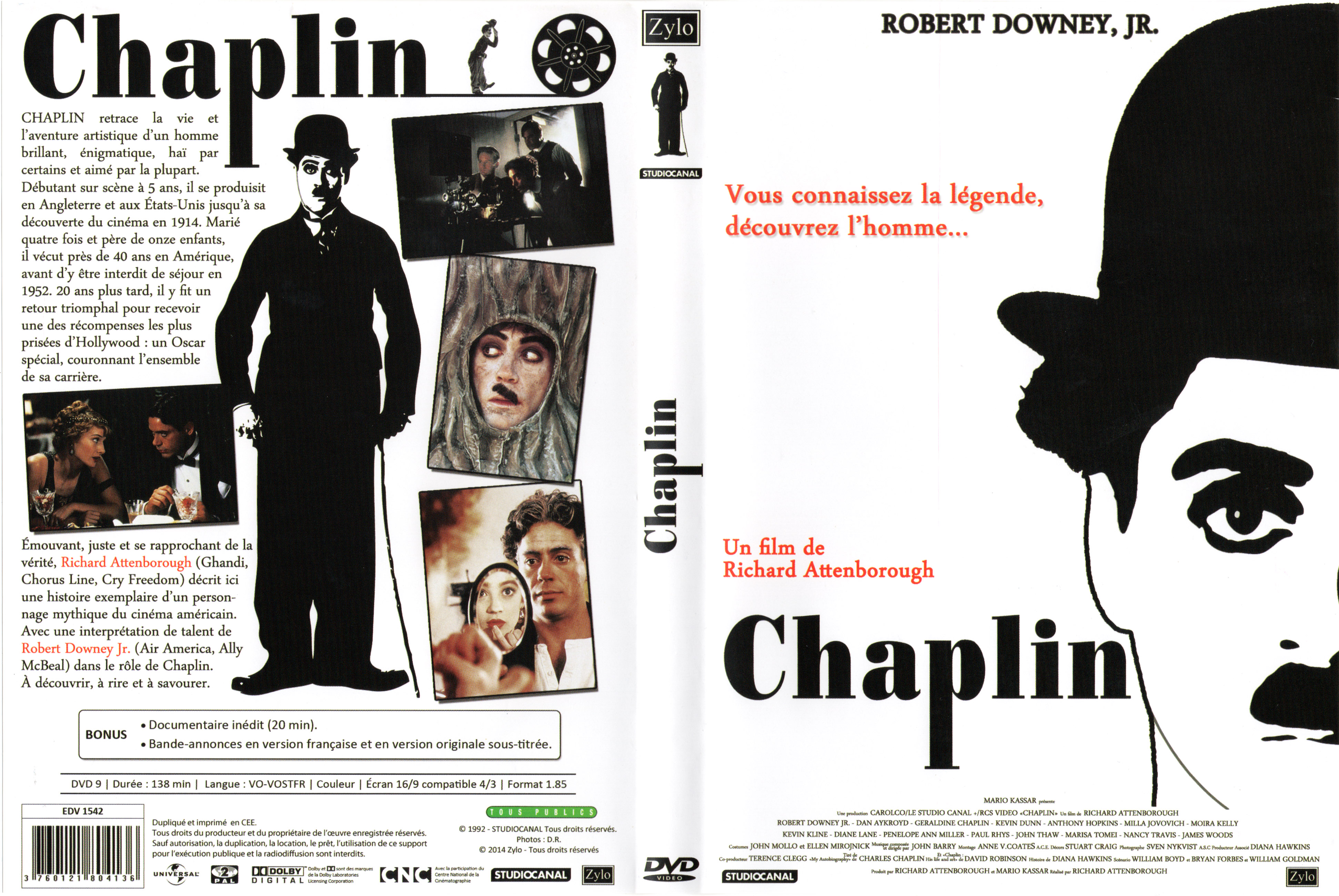Jaquette DVD Chaplin v2