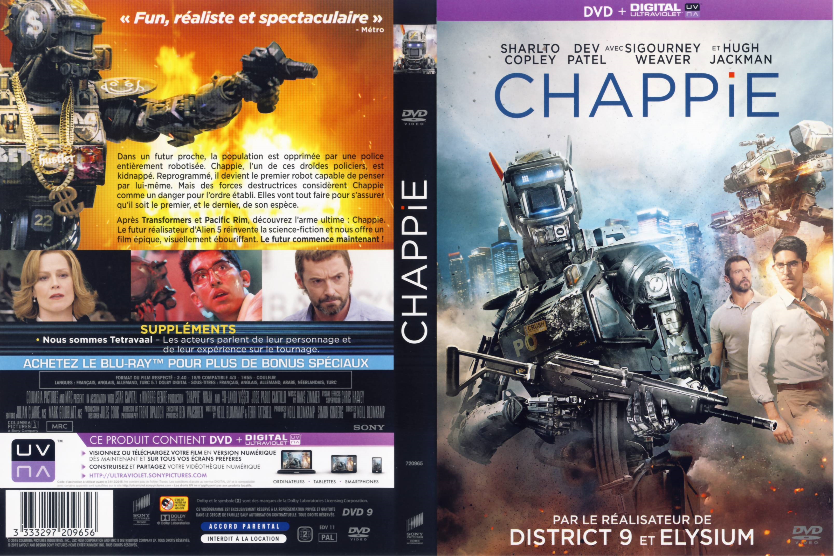 Jaquette DVD Chappie