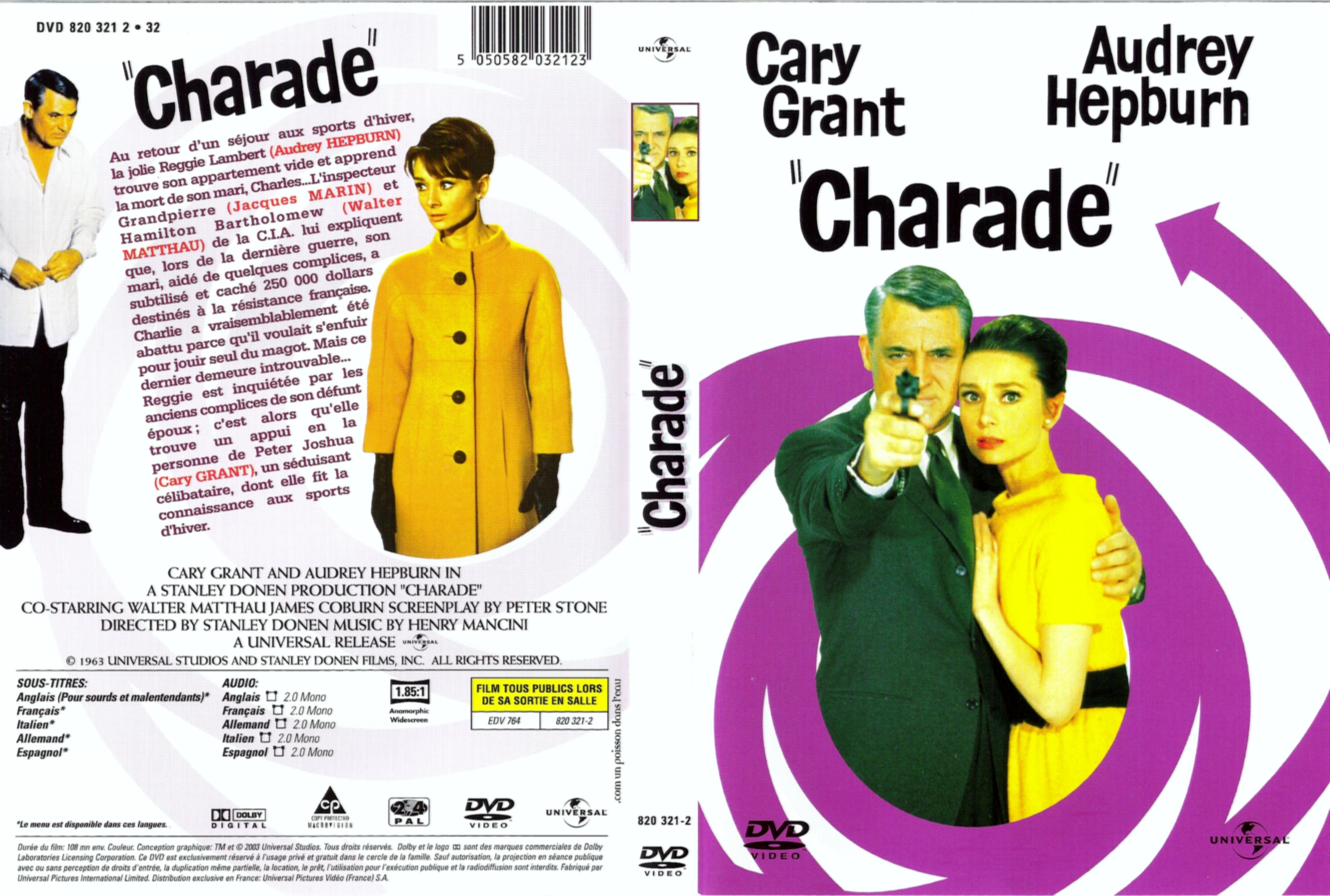 Jaquette DVD Charade