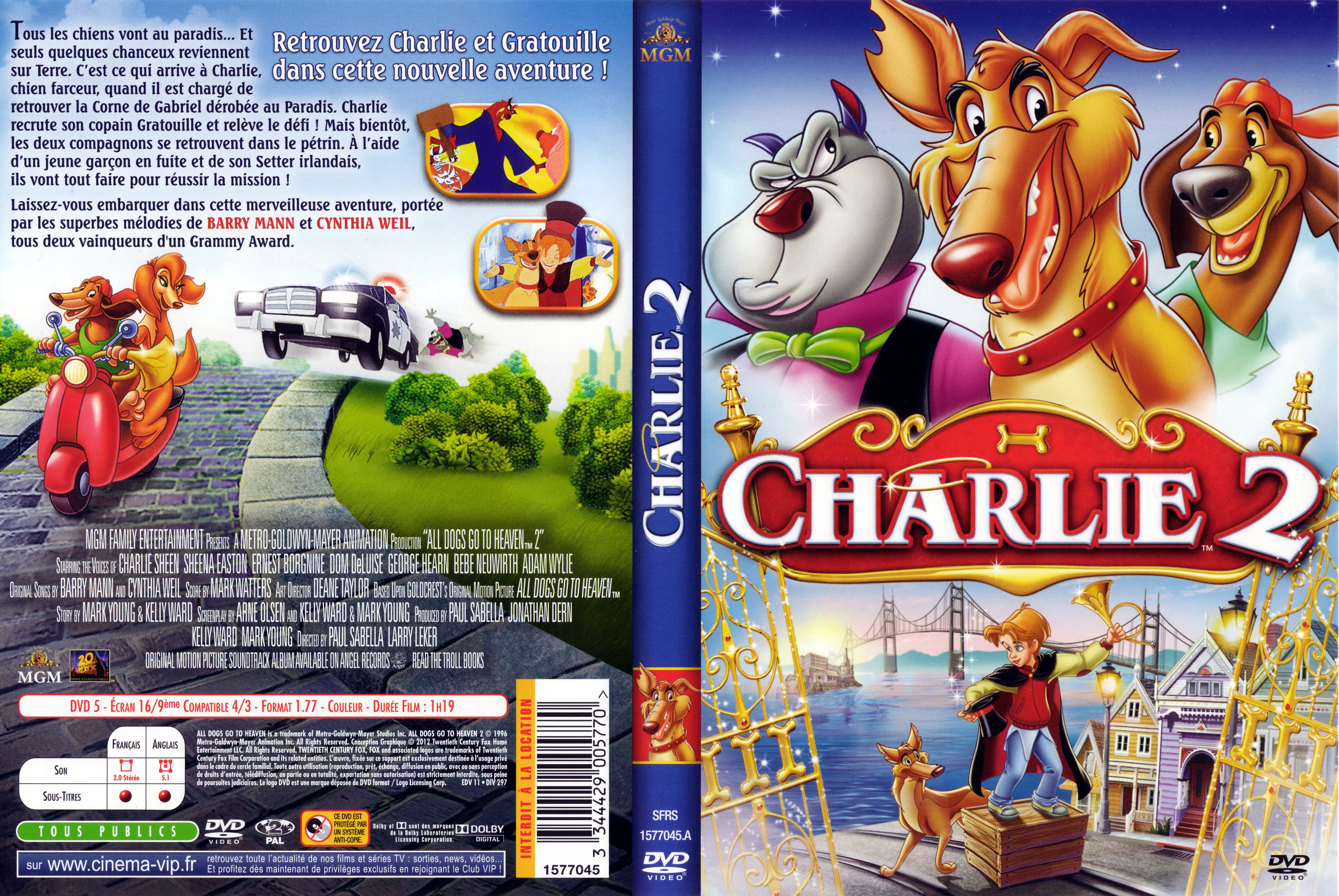 Jaquette DVD Charlie 2 v2