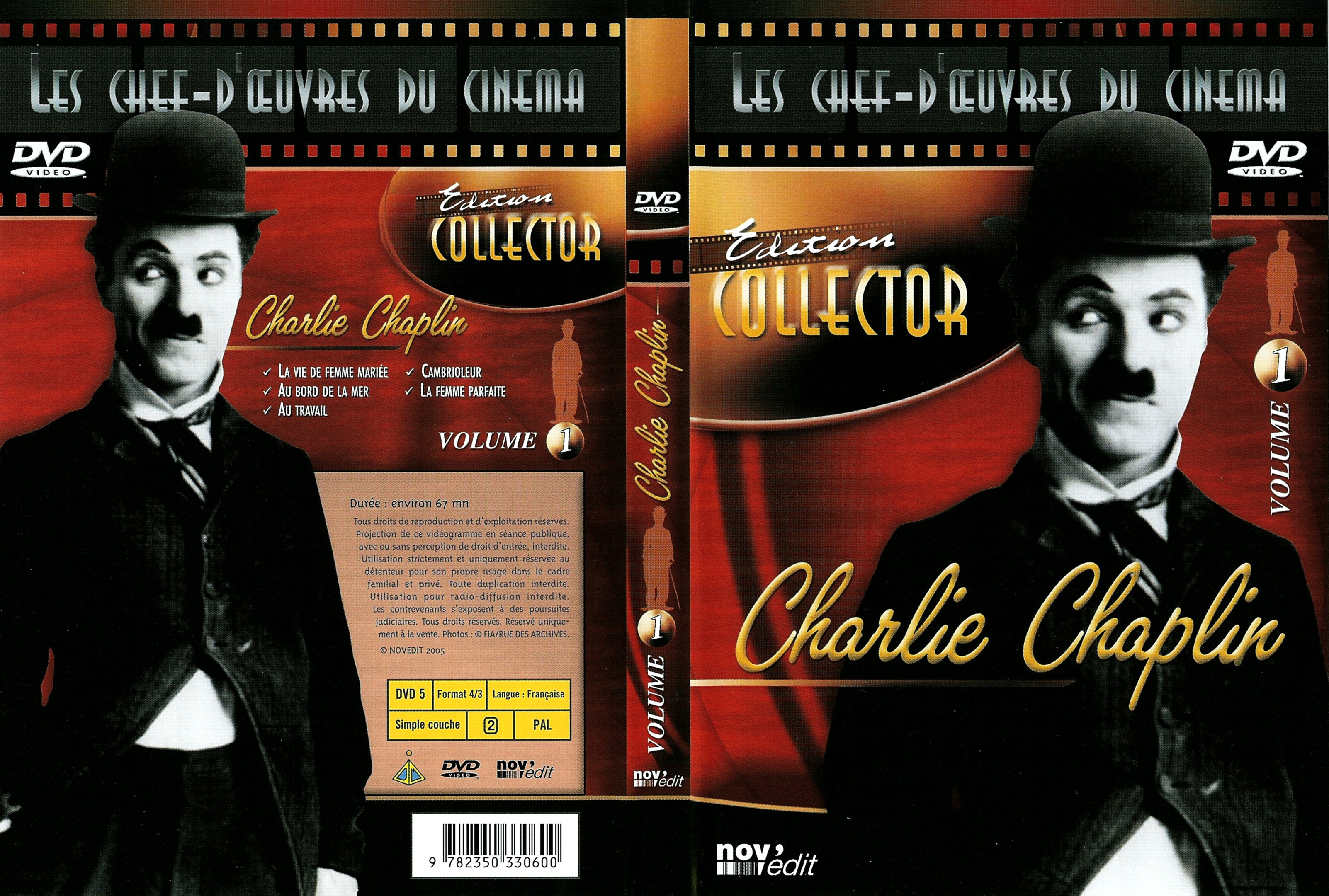 Jaquette DVD Charlie Chaplin vol 01