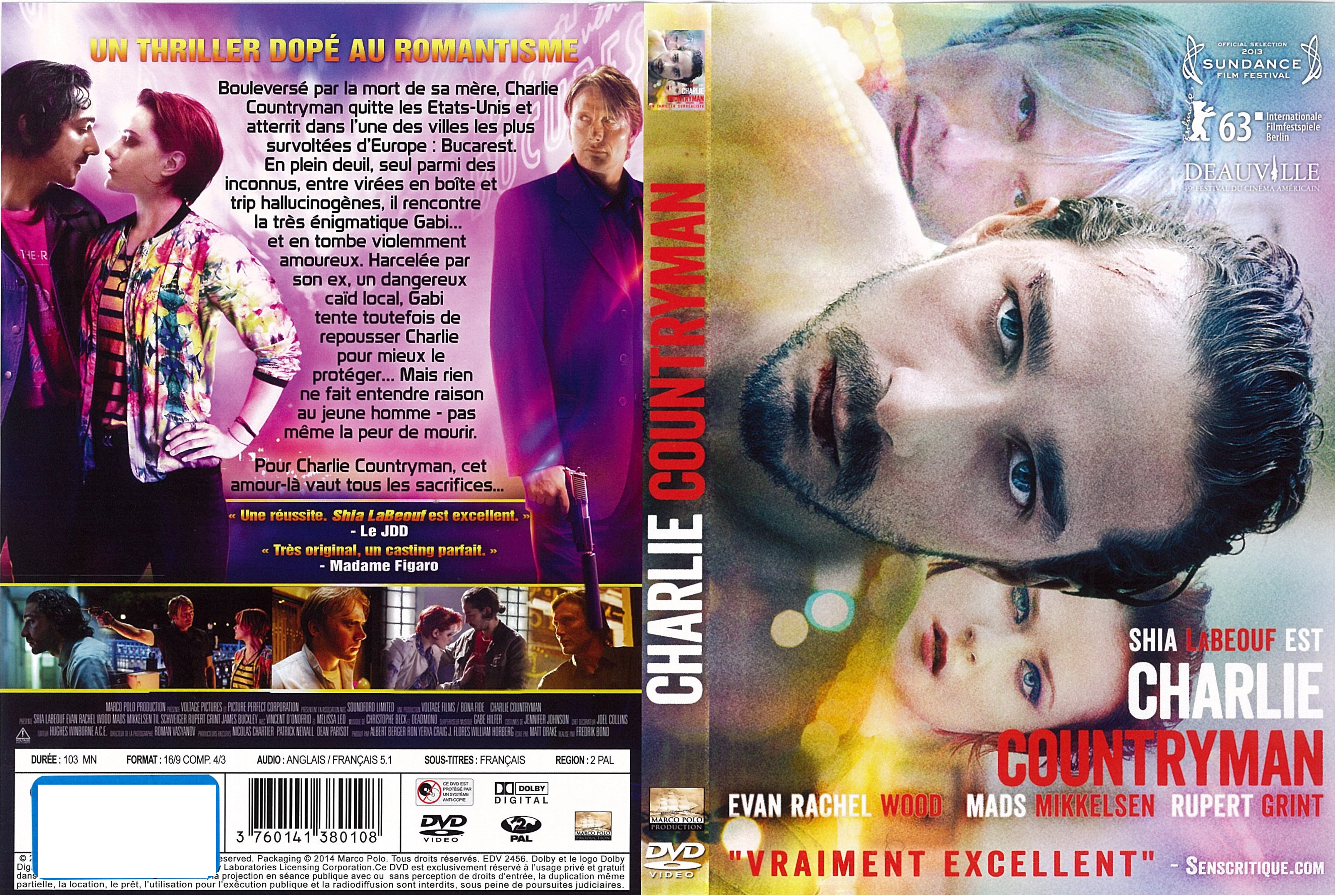 Jaquette DVD Charlie Countryman