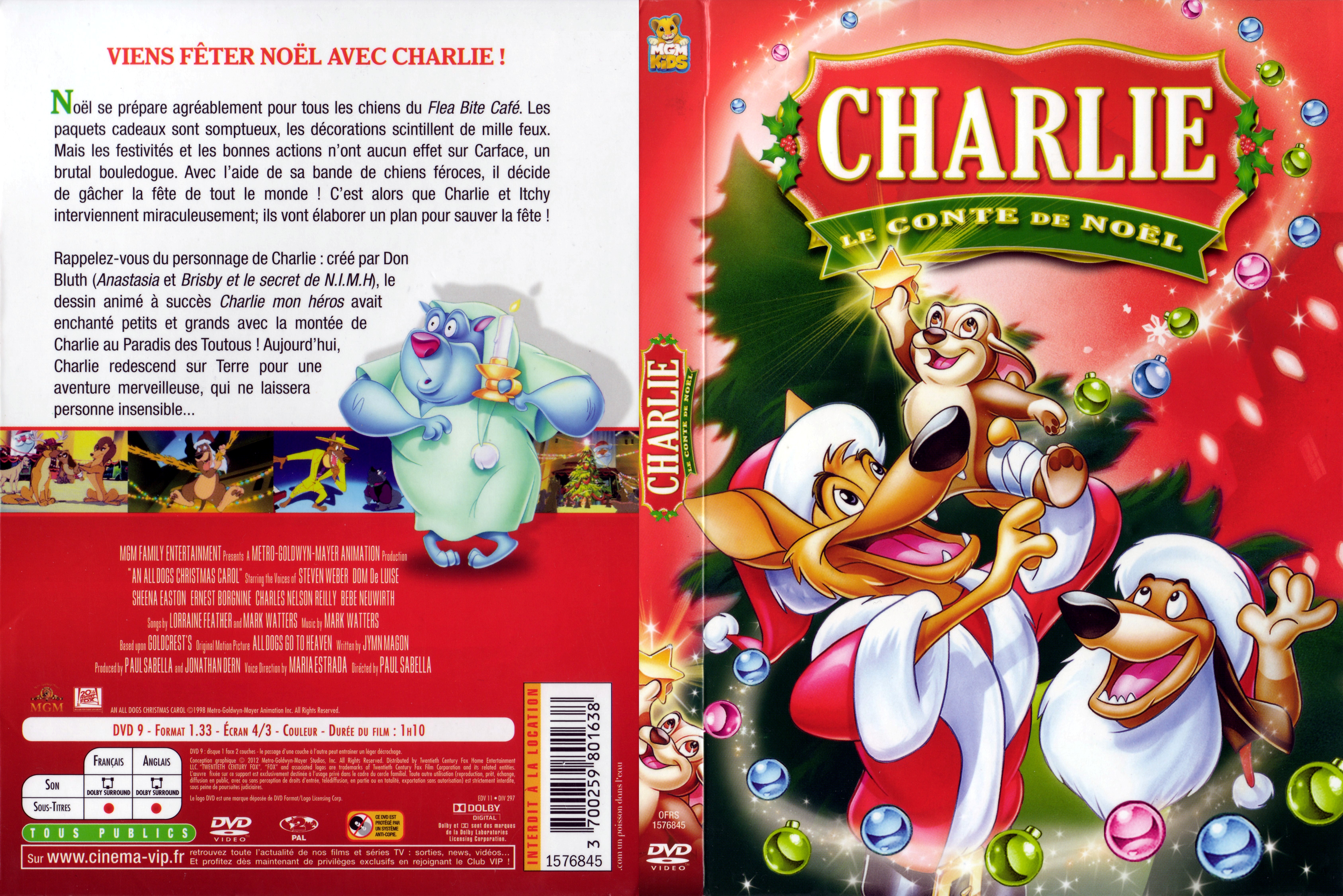 Jaquette DVD Charlie - Le conte de Noel v3
