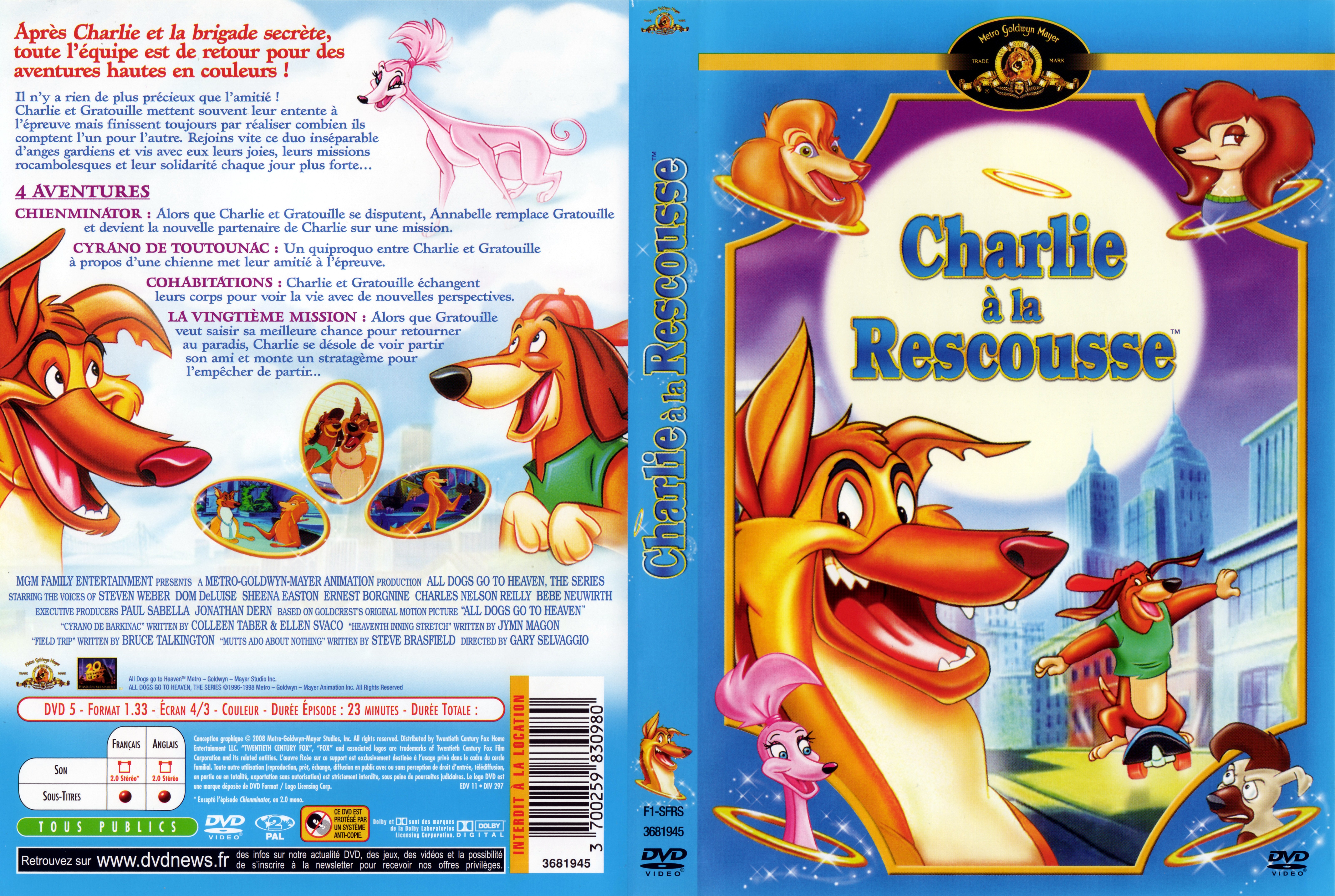 Jaquette DVD Charlie  la rescousse