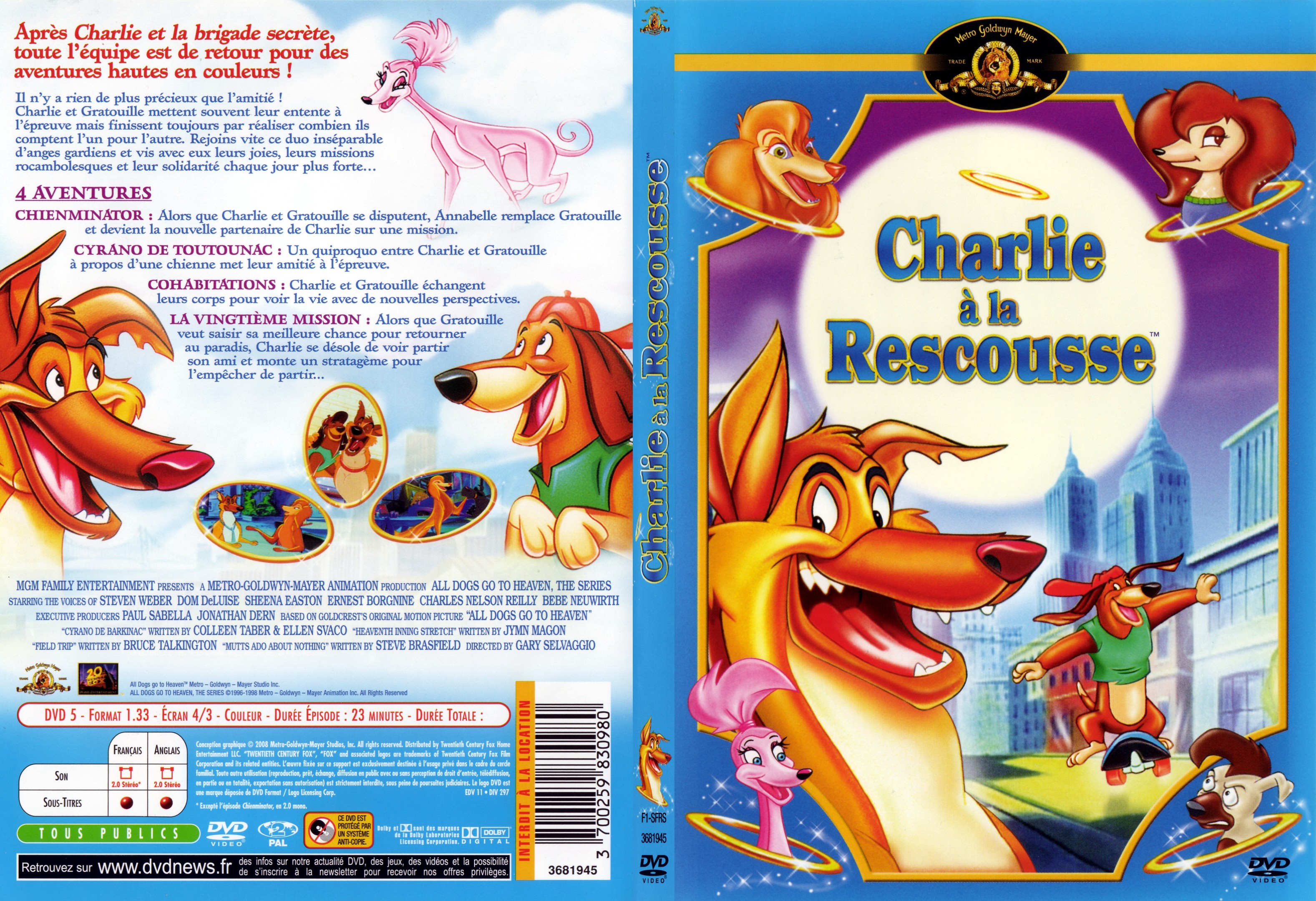 Jaquette DVD Charlie  la rescousse - SLIM