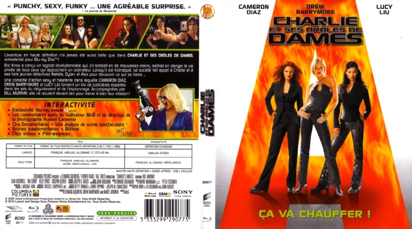 Jaquette DVD Charlie et ses droles de dames (BLU-RAY)