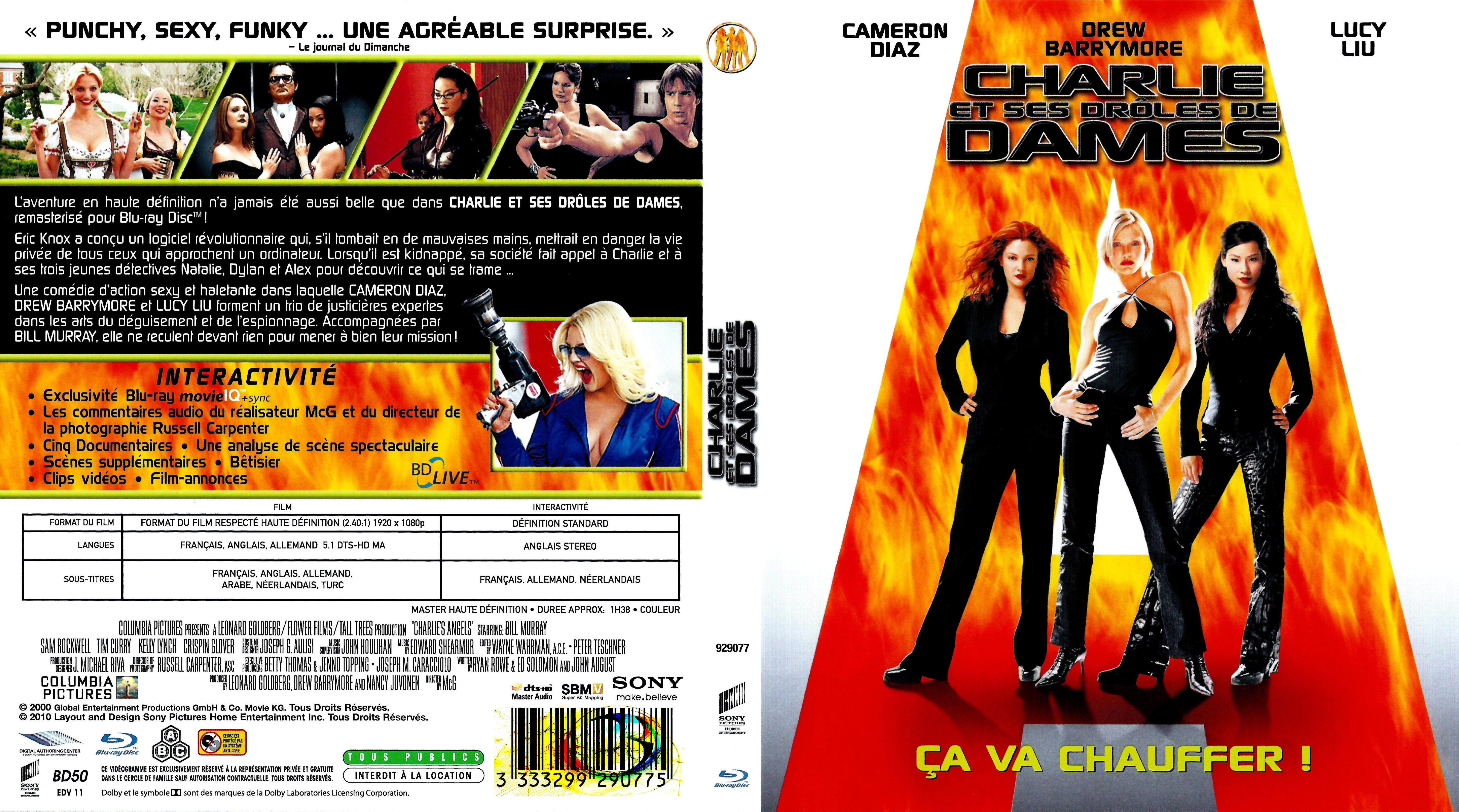 Jaquette DVD Charlie et ses droles de dames (BLU-RAY) v2