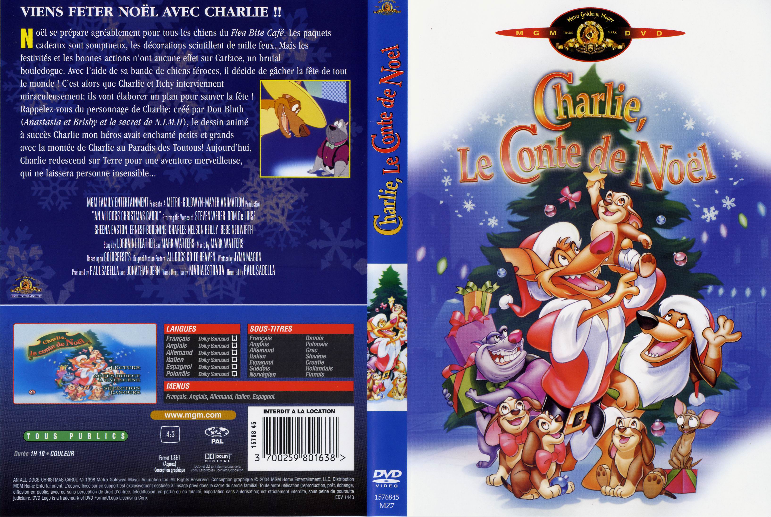 Jaquette DVD Charlie le conte de noel