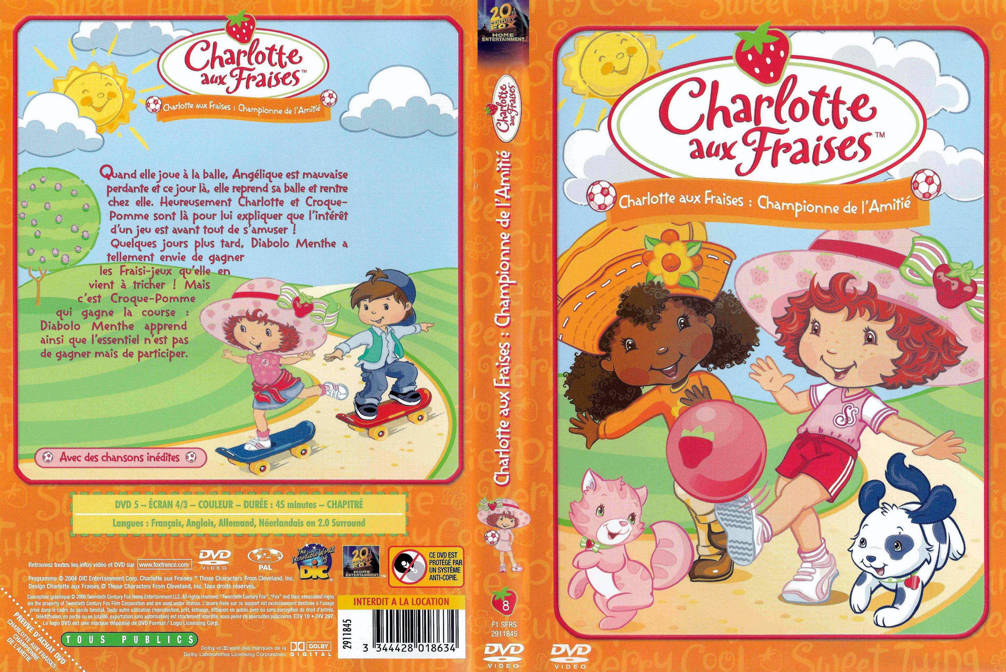 Jaquette DVD Charlotte aux fraises - Championne de l