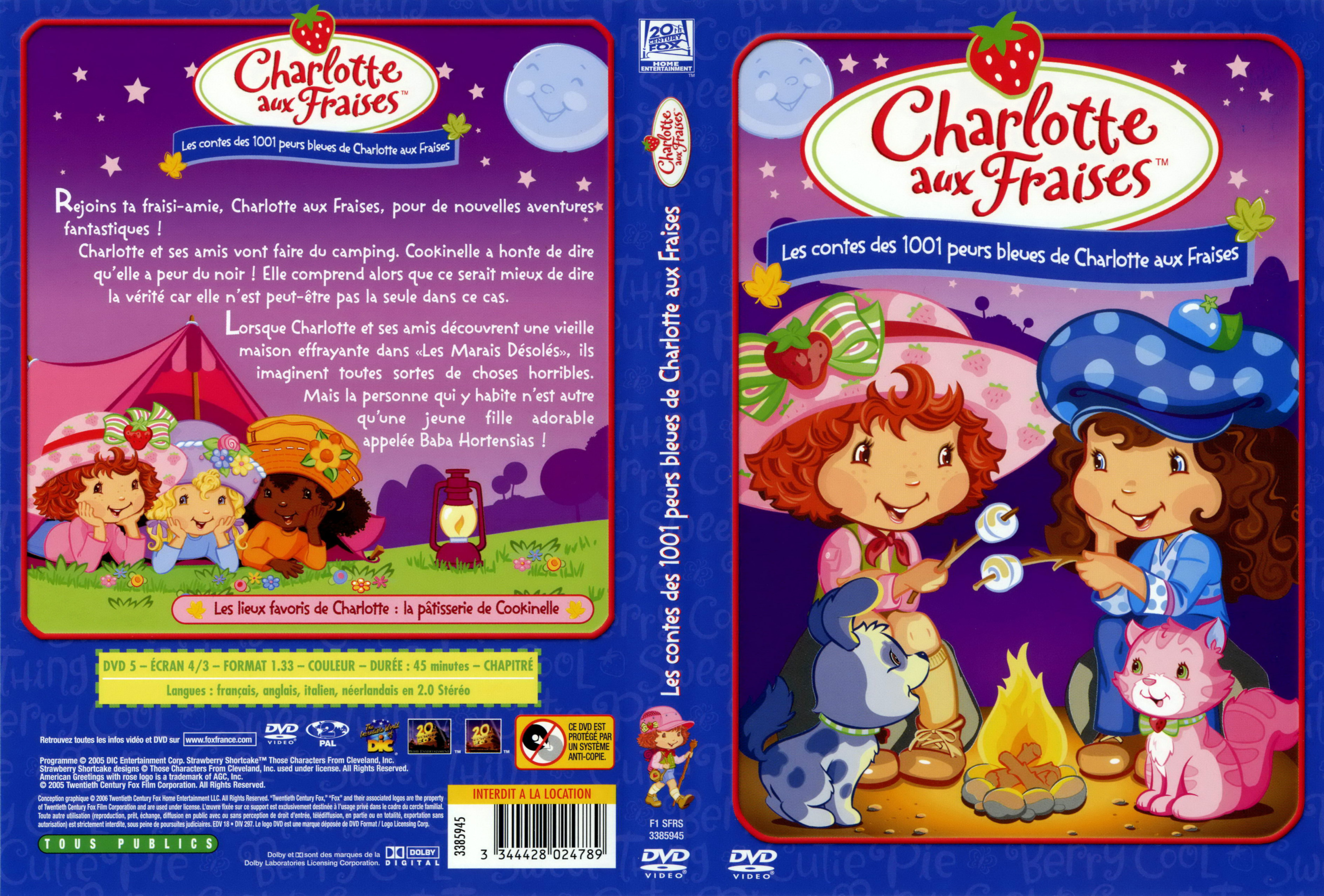 Jaquette DVD Charlotte aux fraises - Les contes des 1001 peurs bleues
