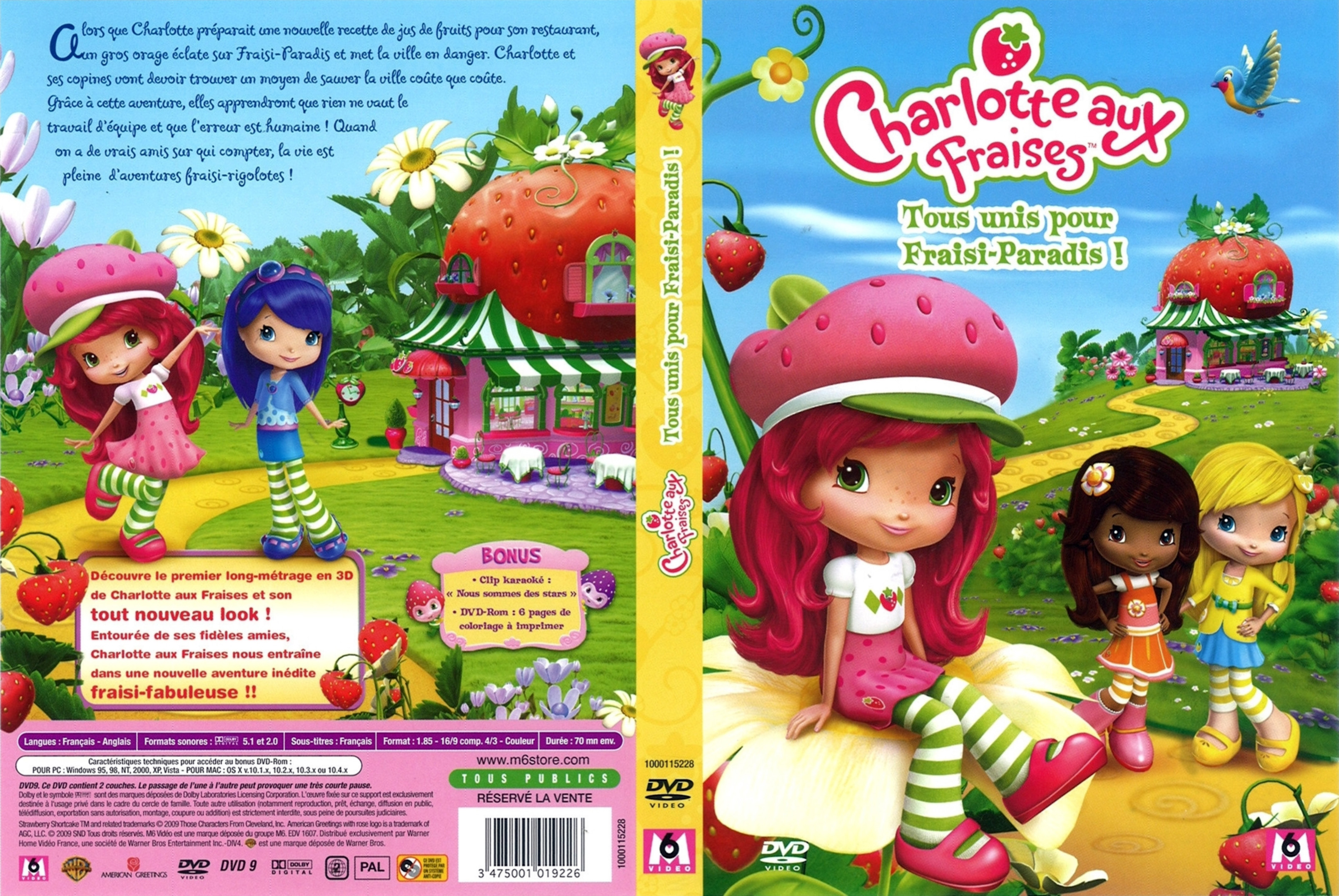 Jaquette DVD Charlotte aux fraises - Tous unis pour Fraisi-Paradis