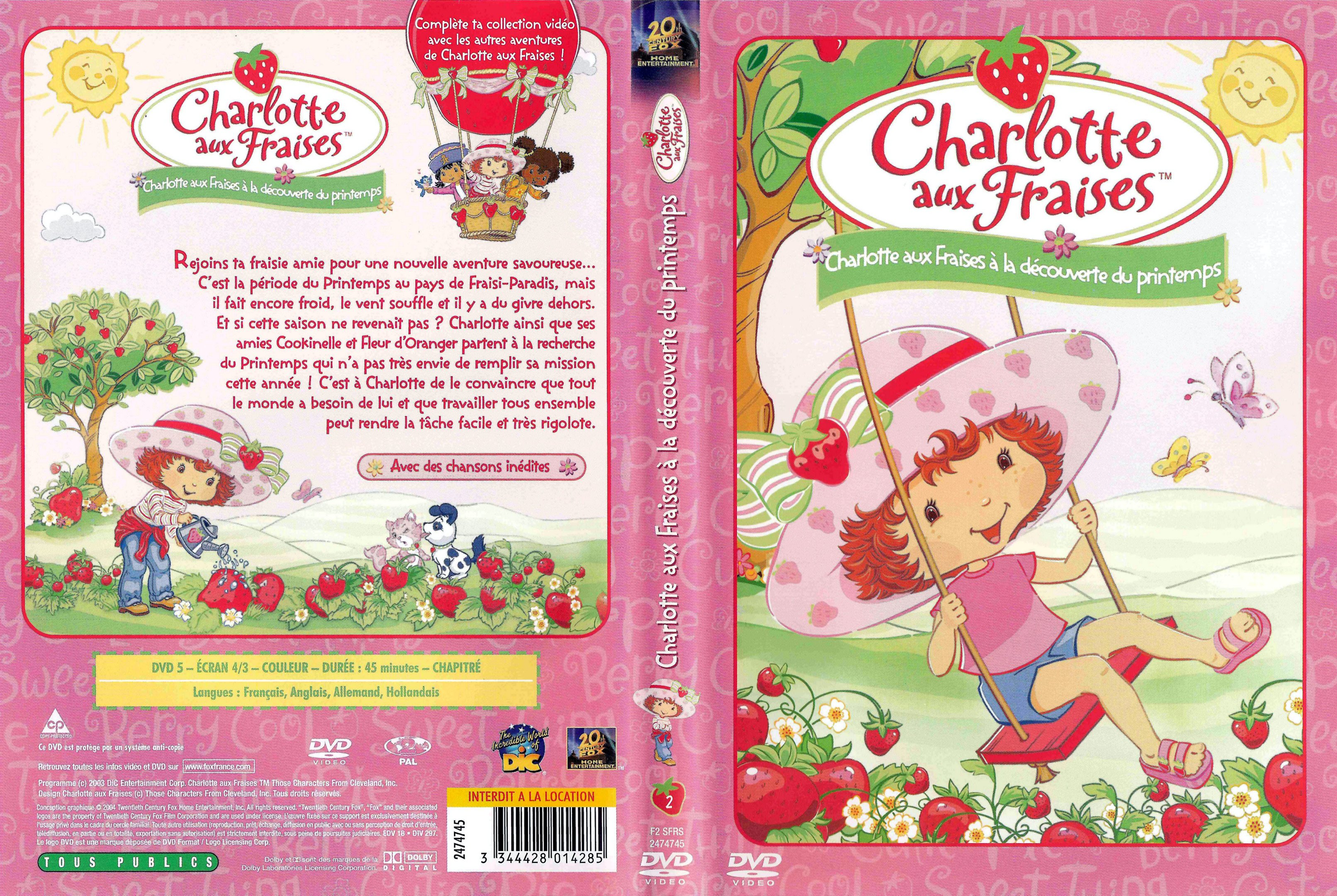Jaquette DVD Charlotte aux fraises -  la dcouverte du printemps