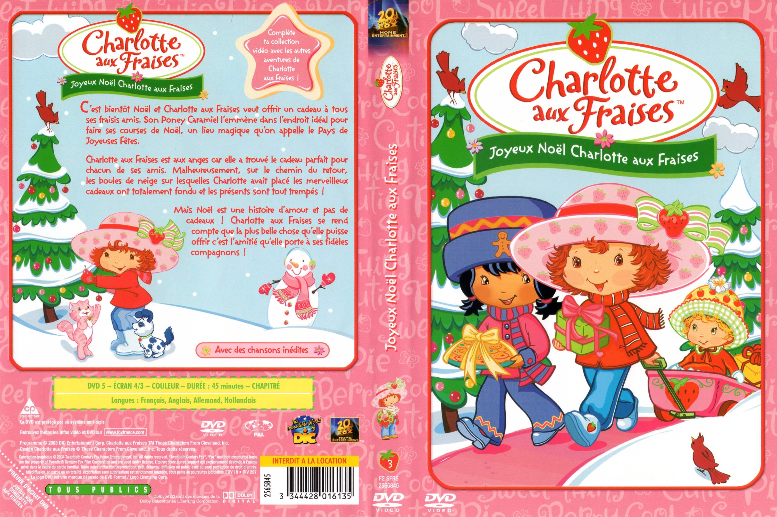 Jaquette DVD Charlotte aux fraises - joyeux Noel