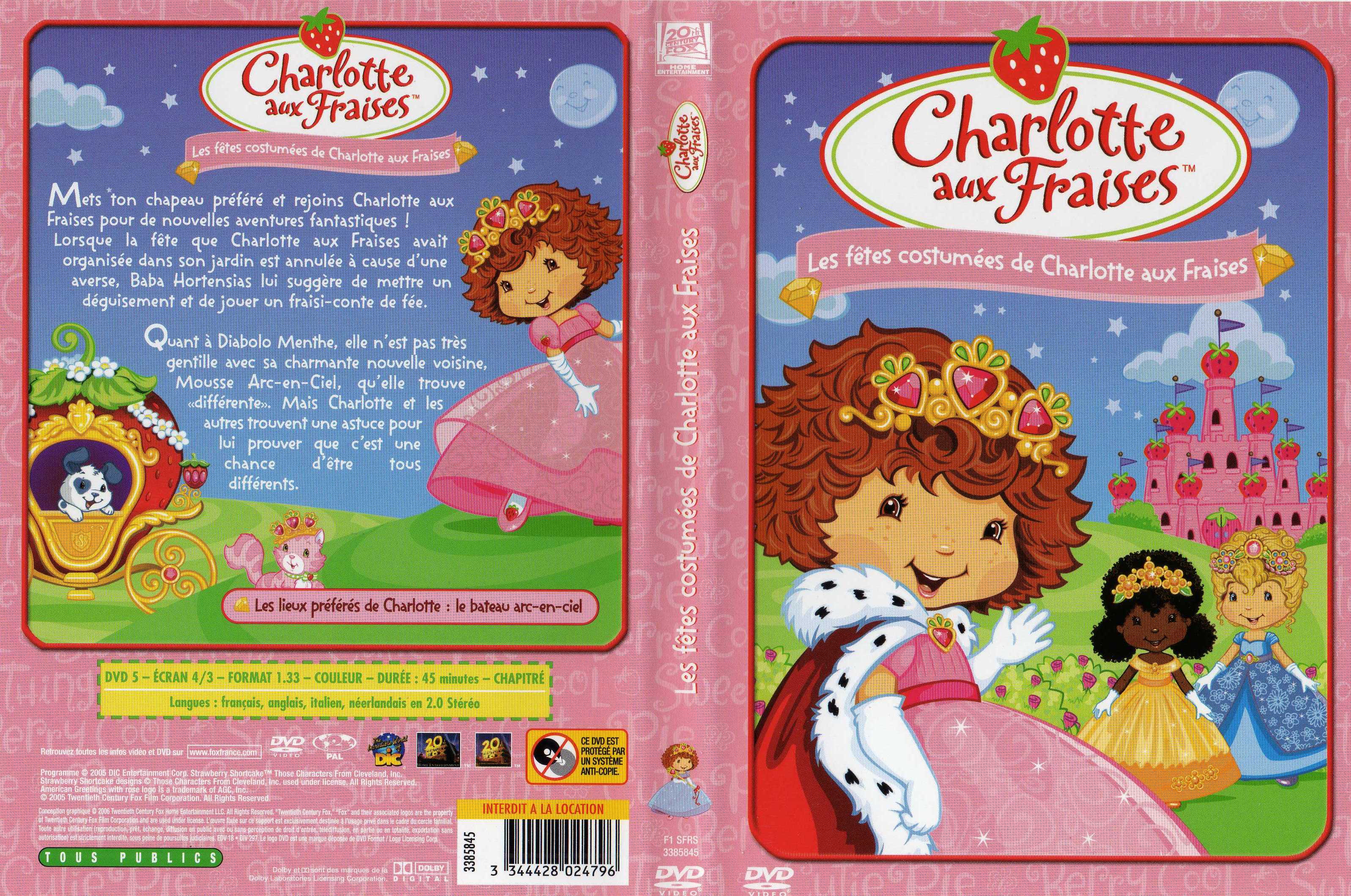 Jaquette DVD Charlotte aux fraises les fetes costumes