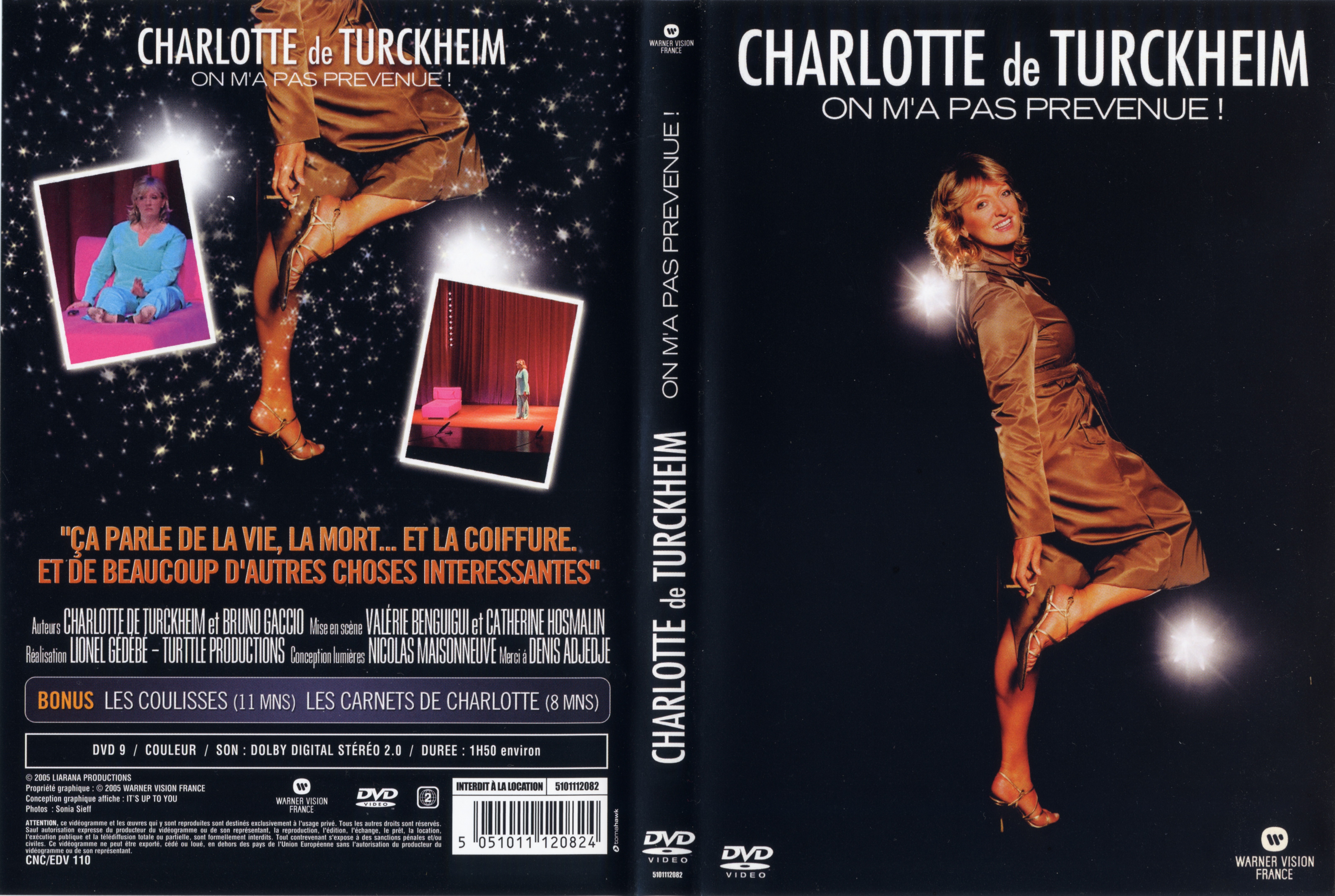 Jaquette DVD Charlotte de Turckheim - On m