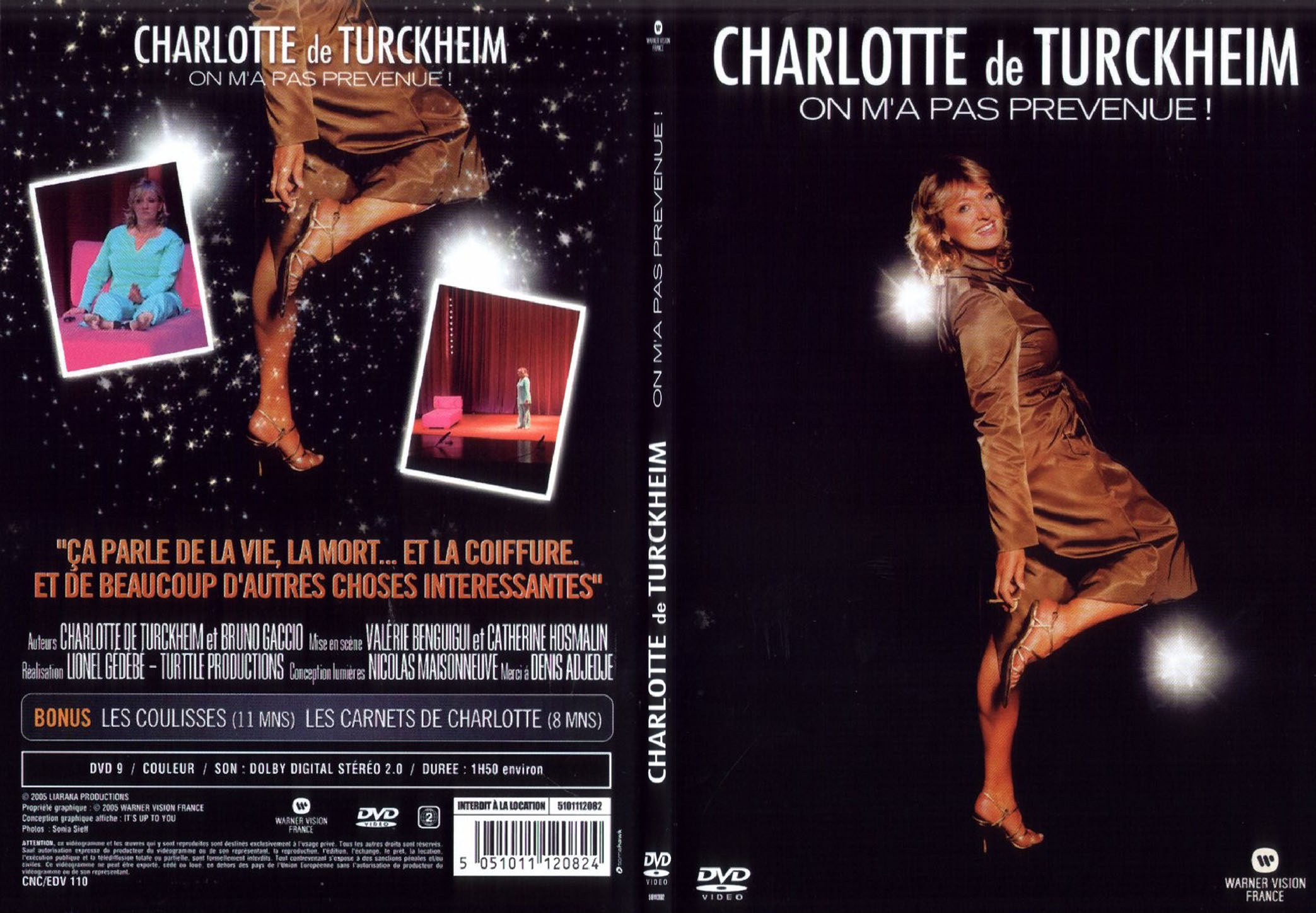 Jaquette DVD Charlotte de Turckheim - SLIM