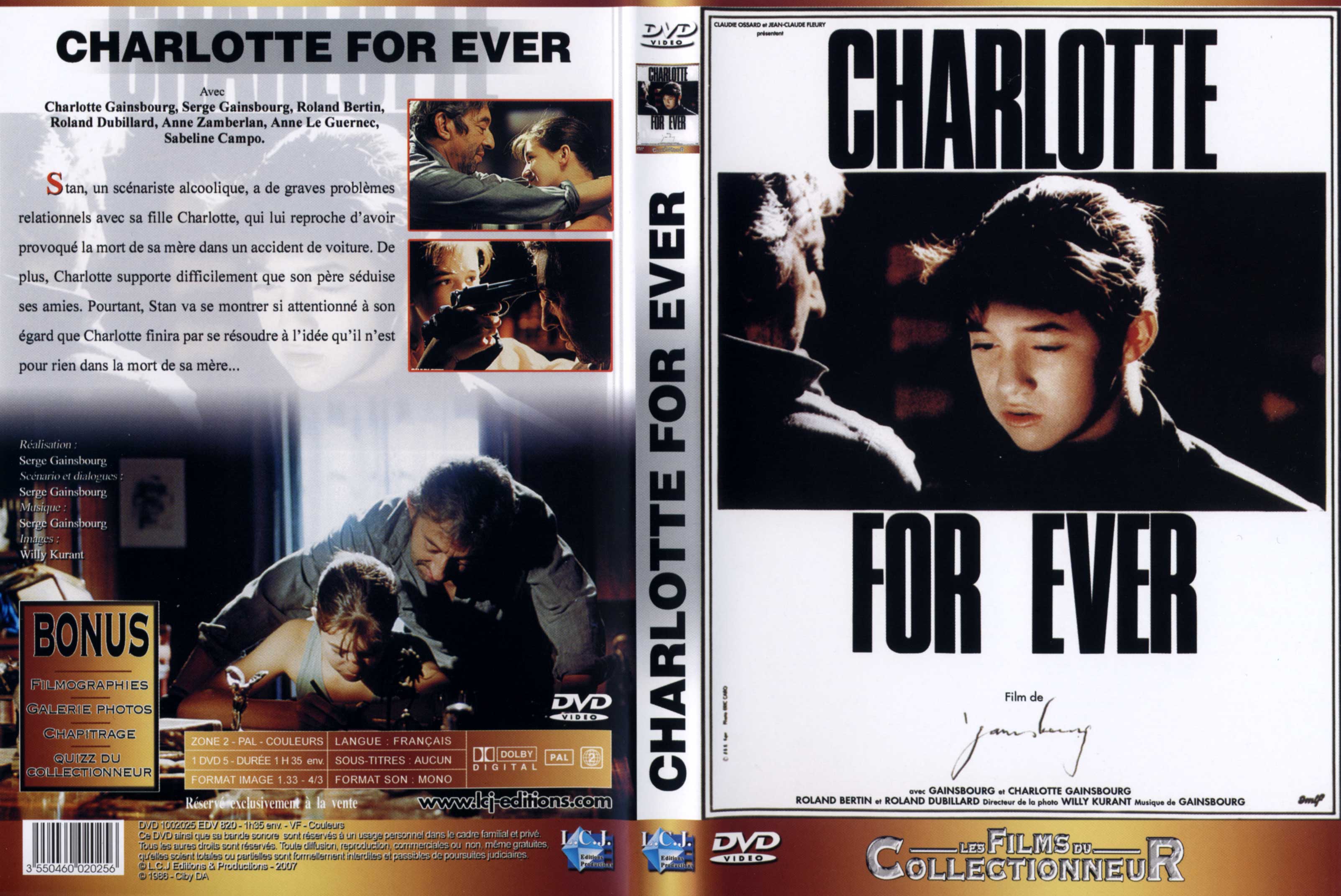 Jaquette DVD Charlotte for ever
