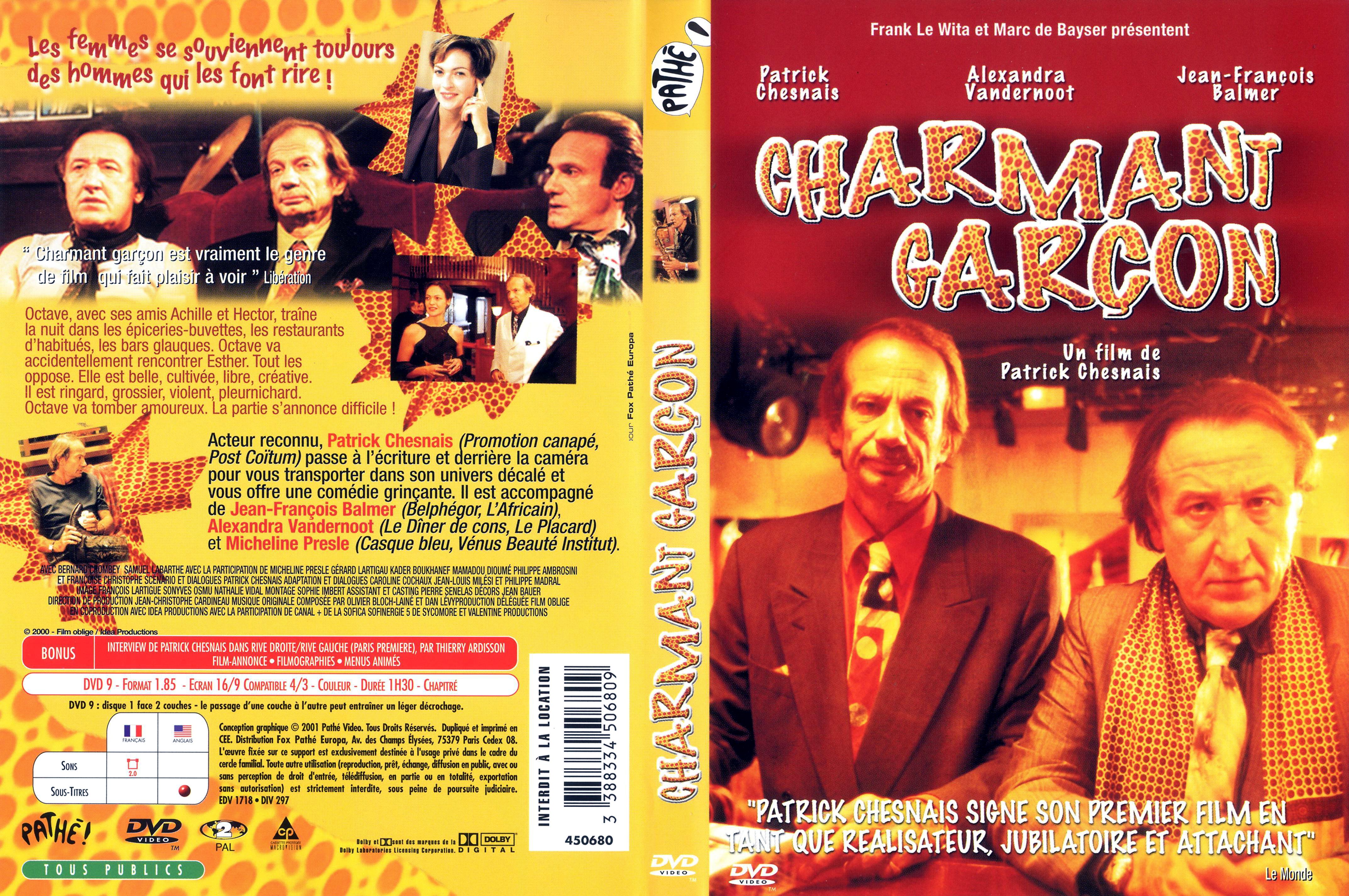 Jaquette DVD Charmant garcon