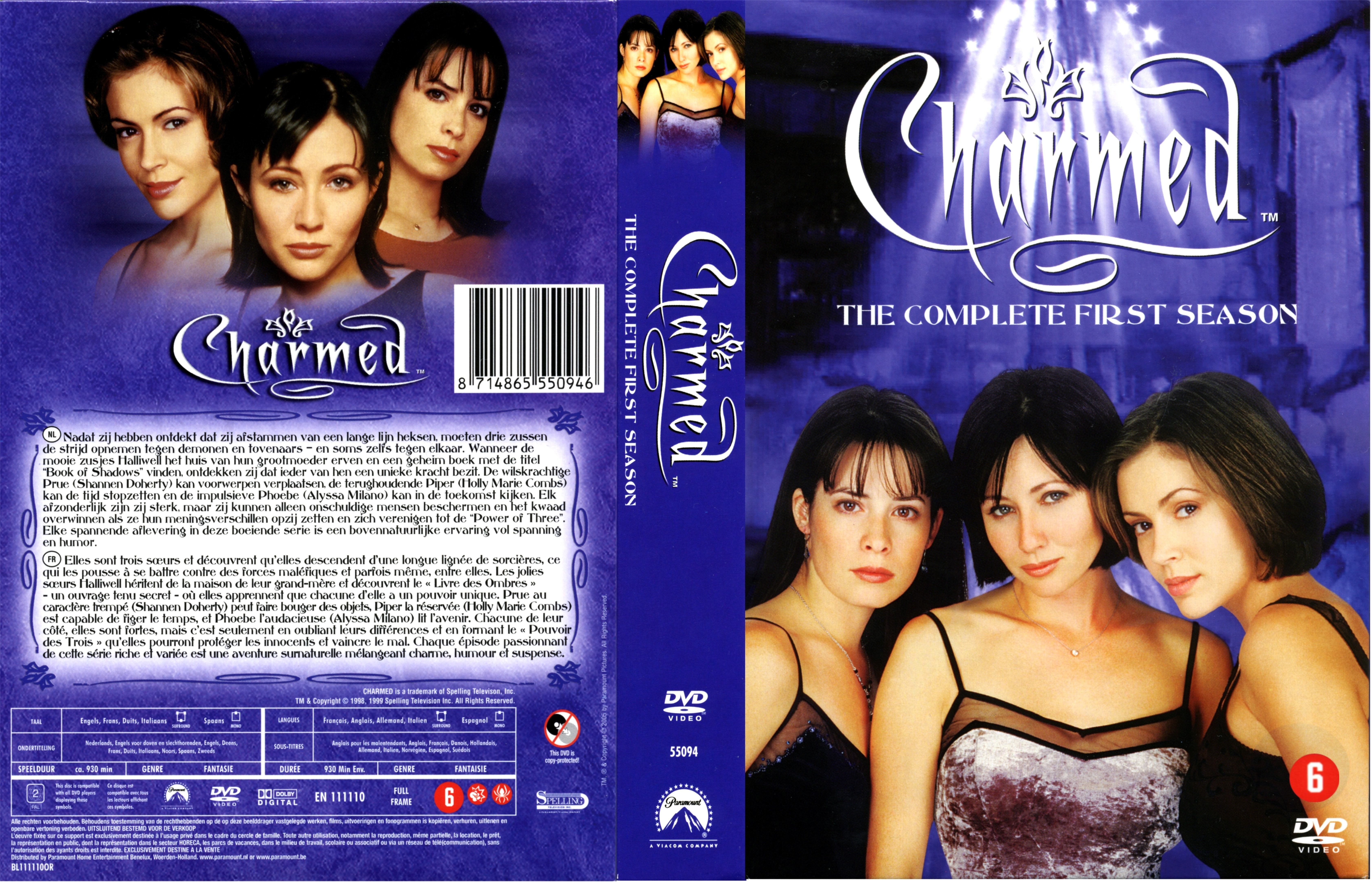 Jaquette DVD Charmed Saison 1 COFFRET