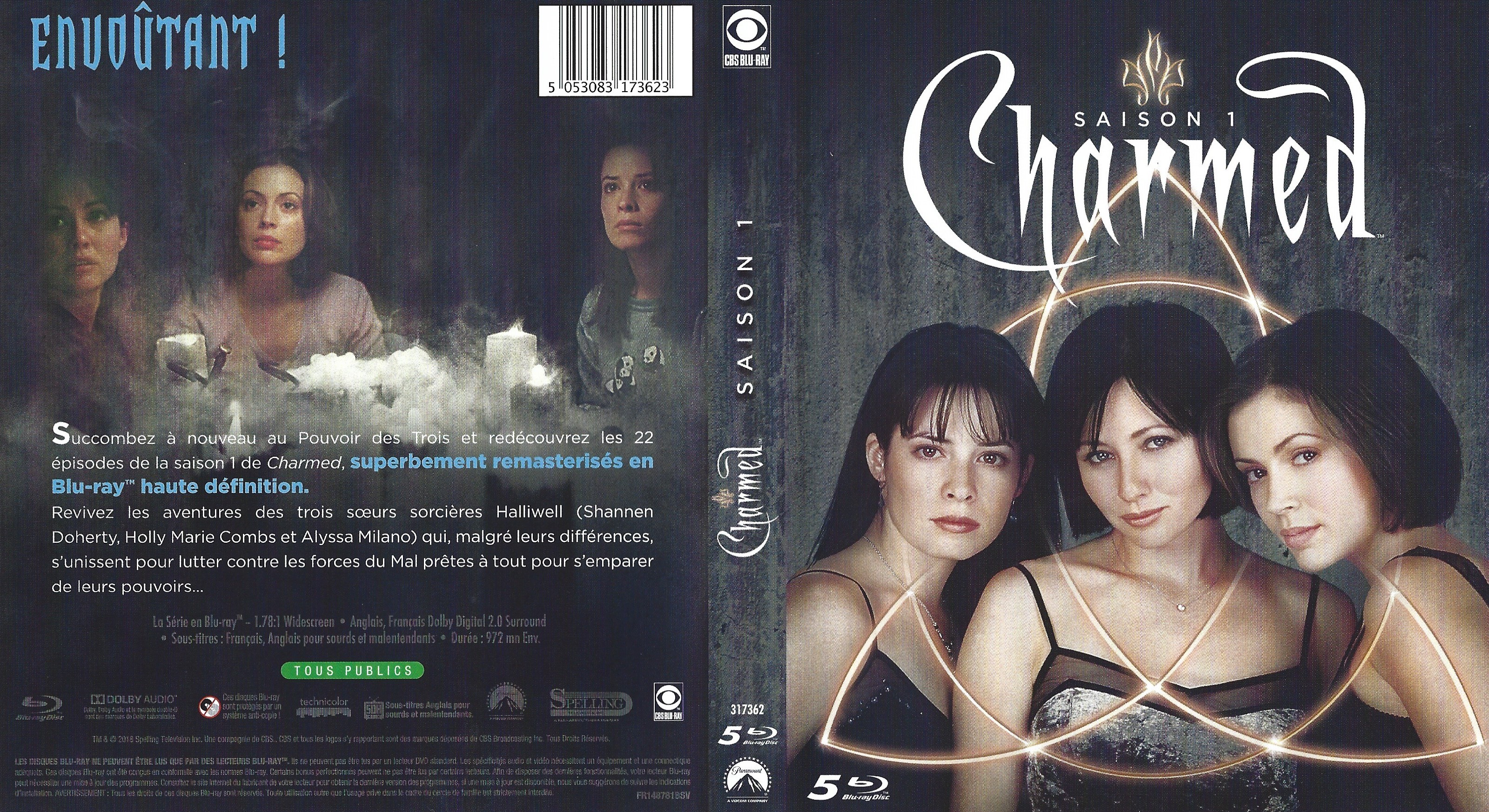 Jaquette DVD Charmed Saison 1 (BLU-RAY)