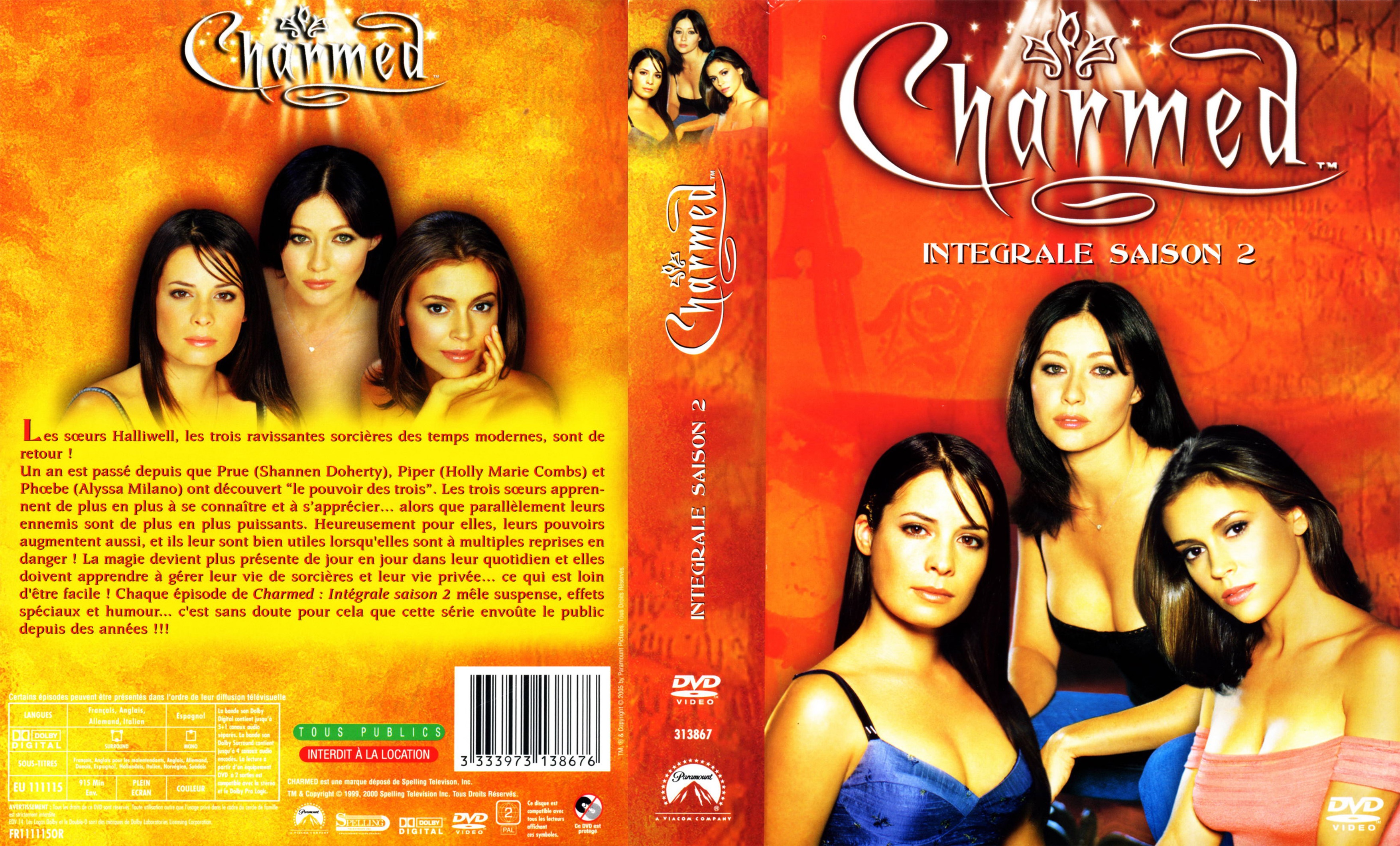 Jaquette DVD Charmed Saison 2 COFFRET v2