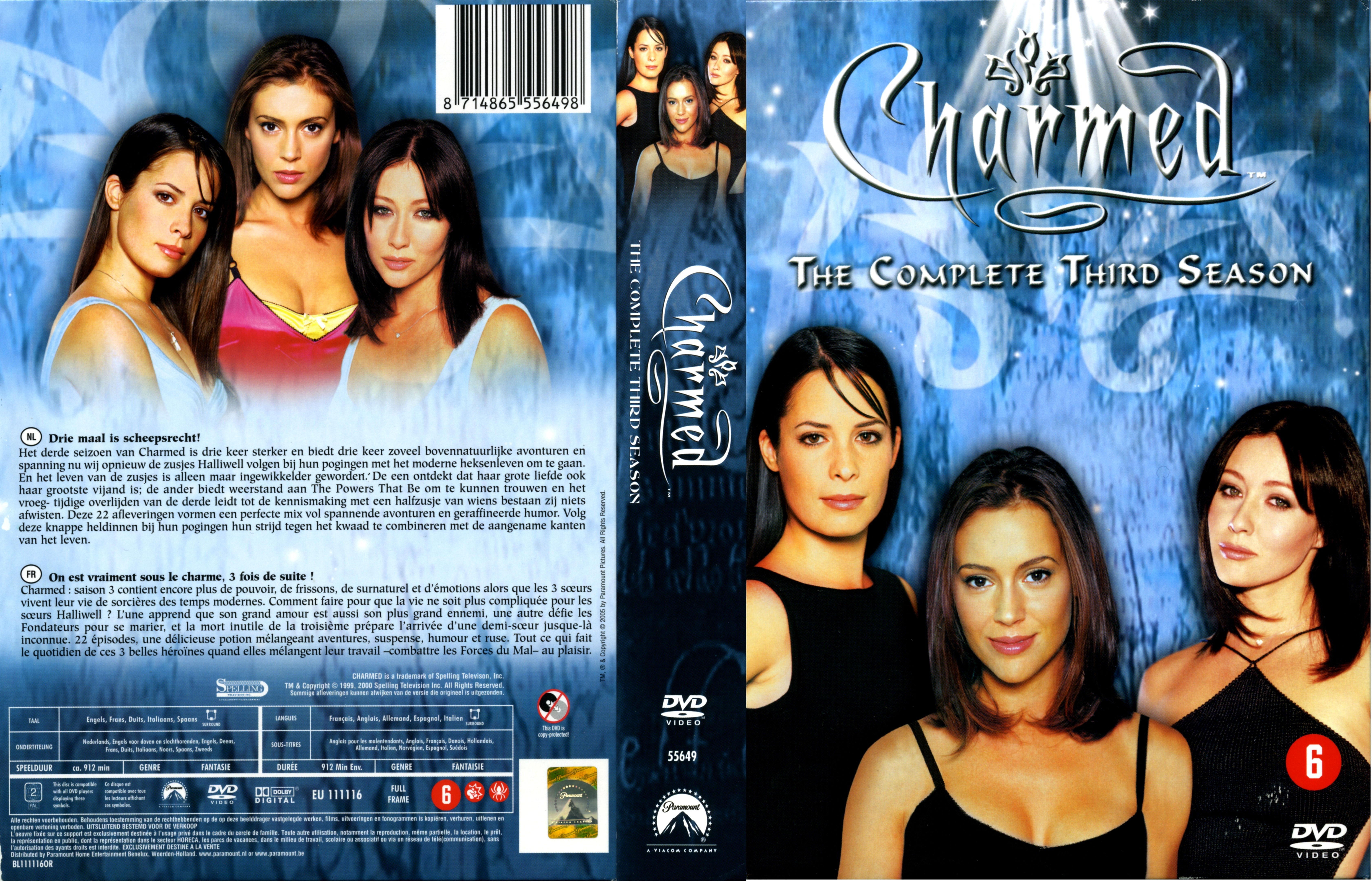 Jaquette DVD Charmed Saison 3 COFFRET