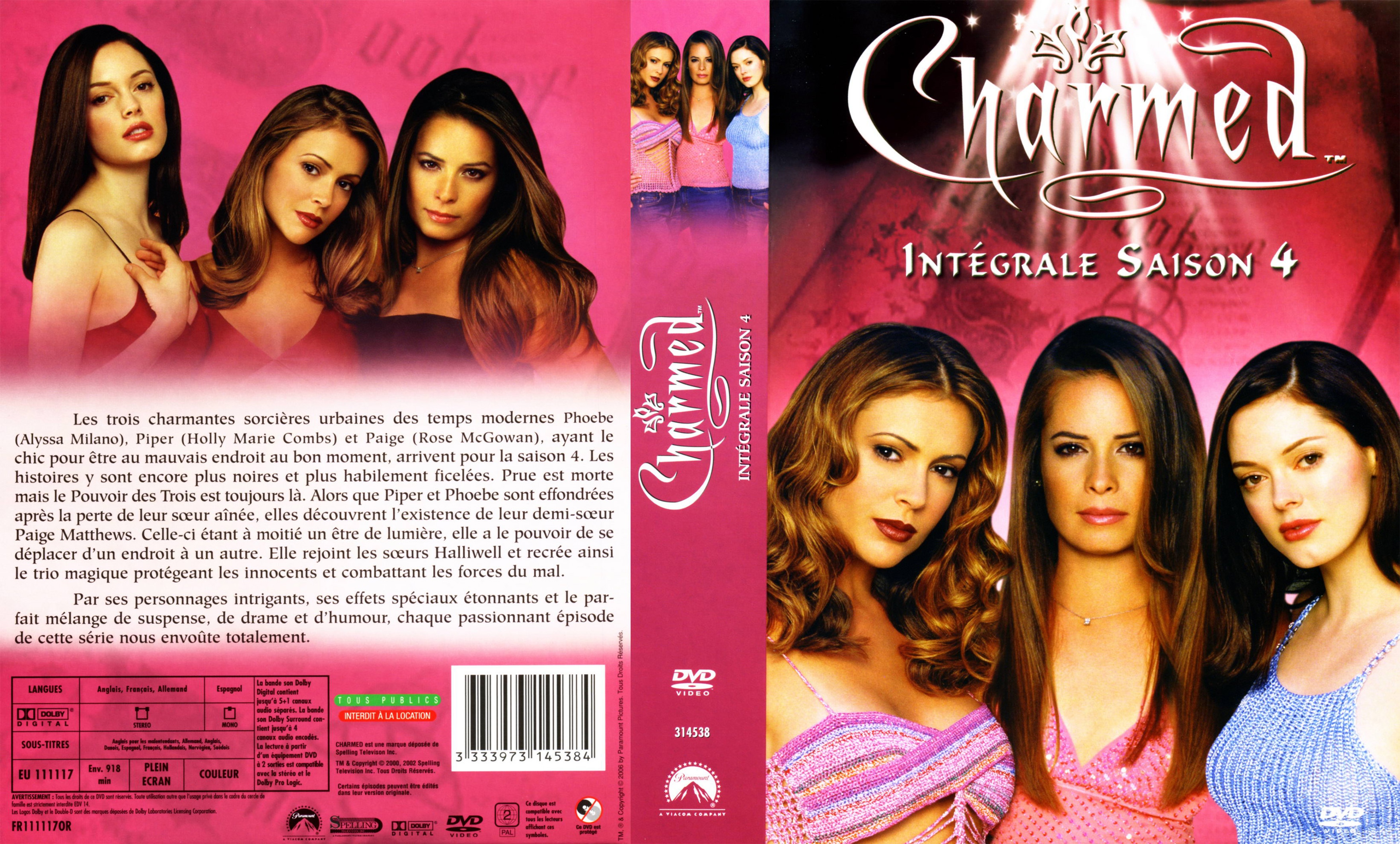 Jaquette DVD Charmed Saison 4 COFFRET v2