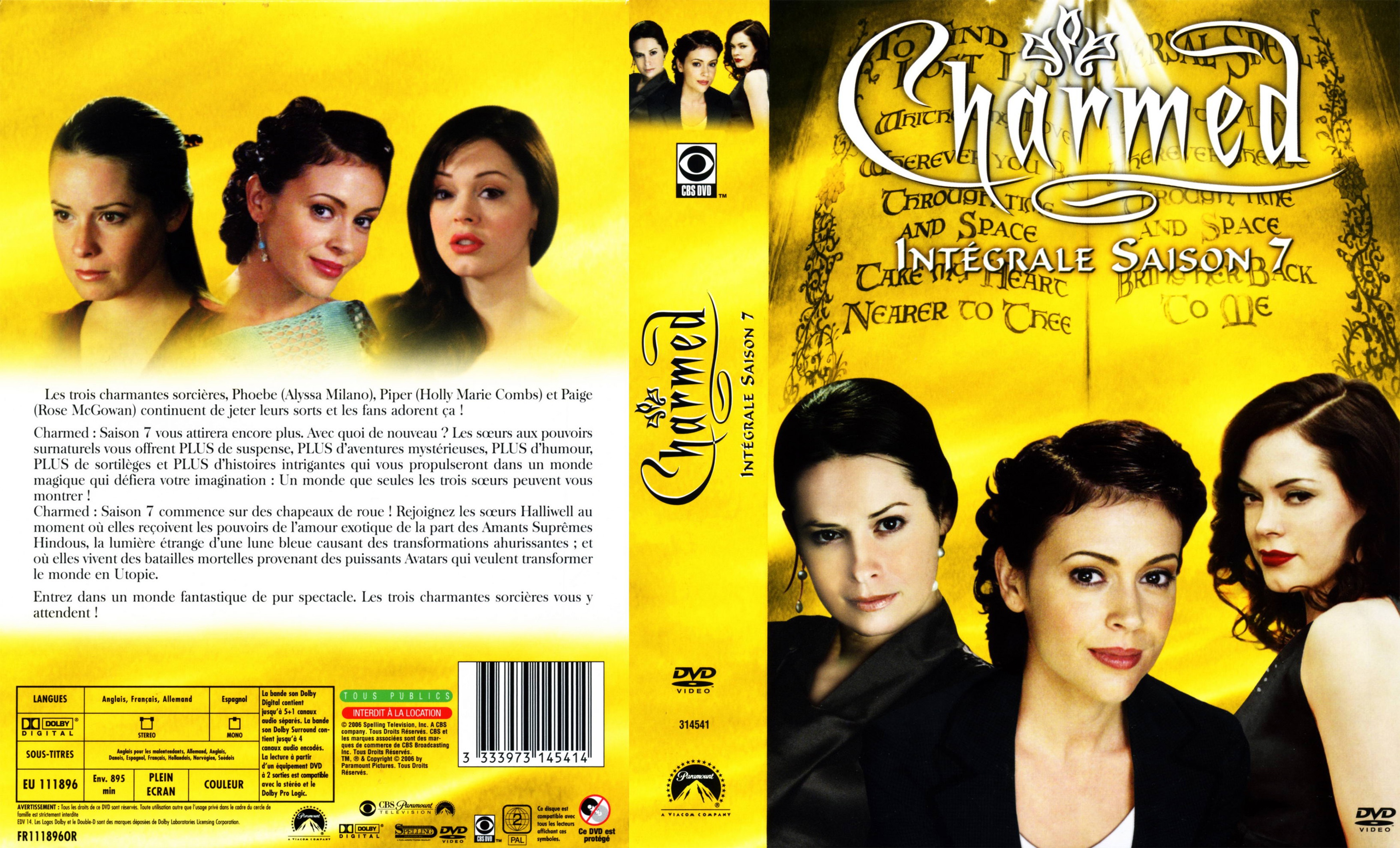 Jaquette DVD Charmed Saison 7 COFFRET v2