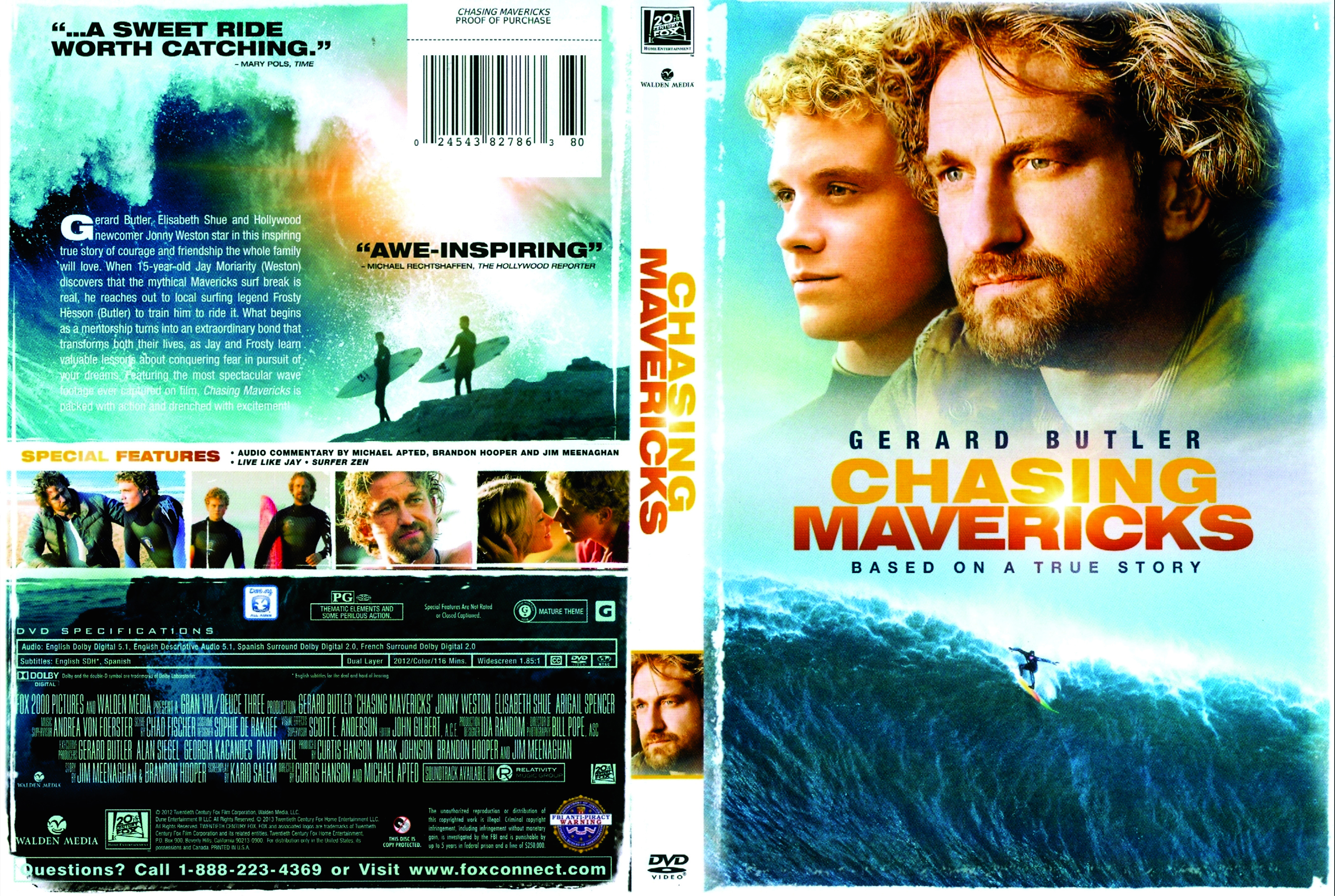 Jaquette DVD Chasing Mavericks Zone 1